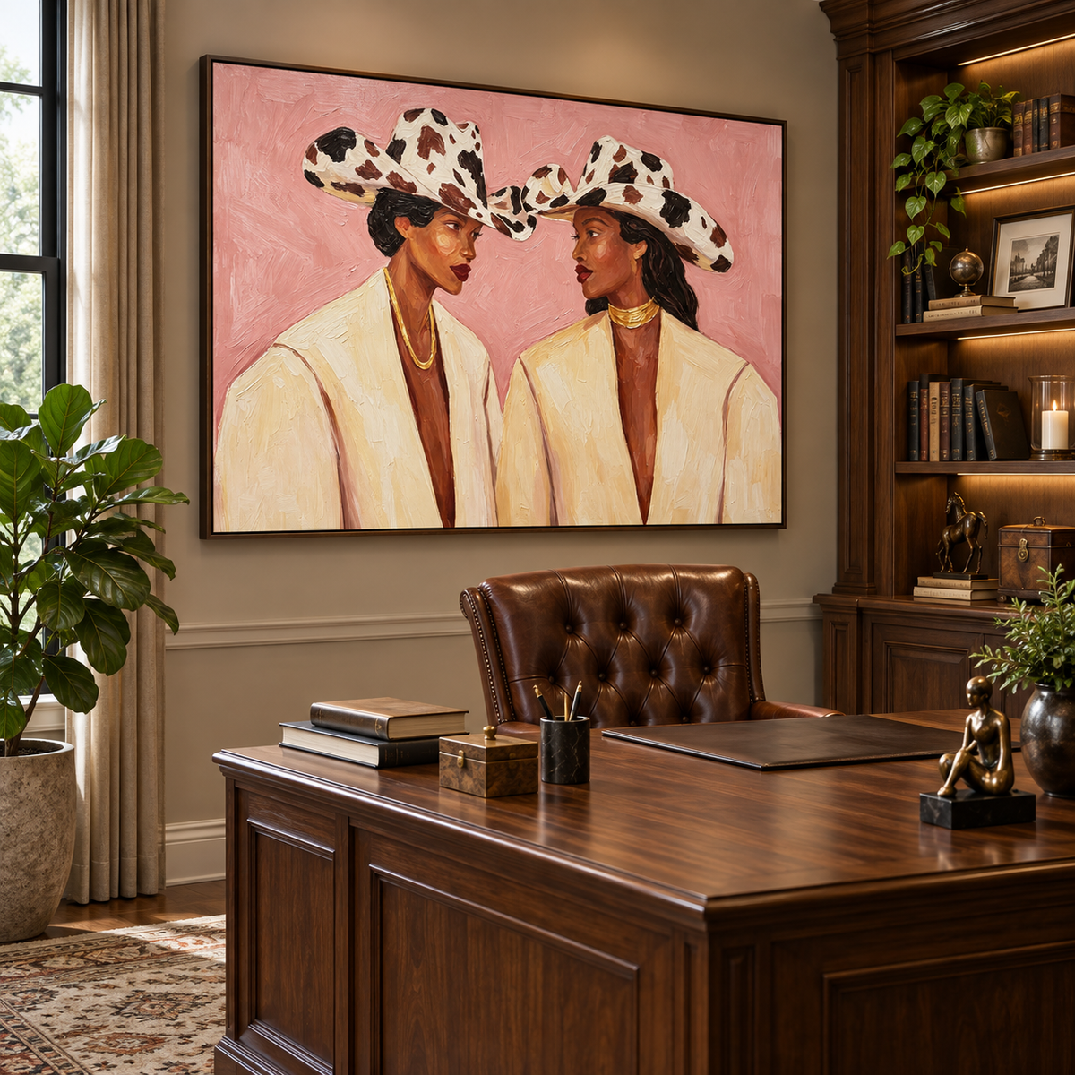 Black Cowgirl Wall Art | Sisters of the West