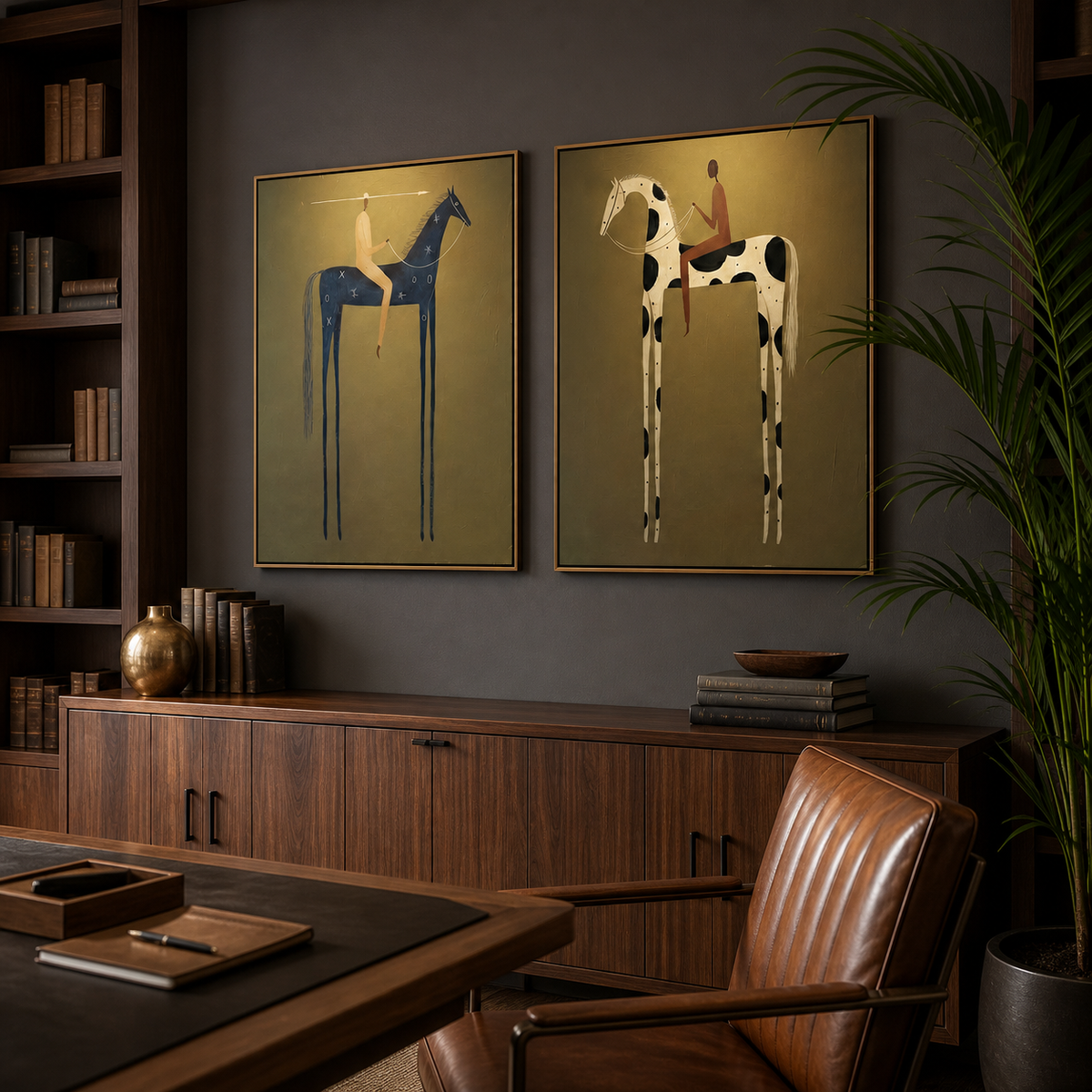 Western Horse Wall Art Set | Riders of the Open Range