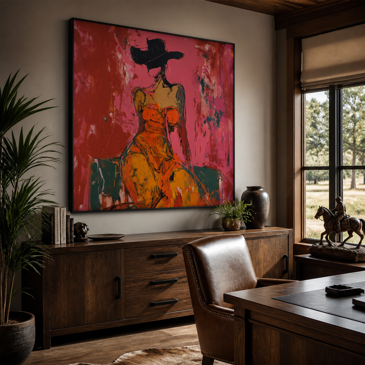 Cowgirl Wall Art | Electric Rodeo