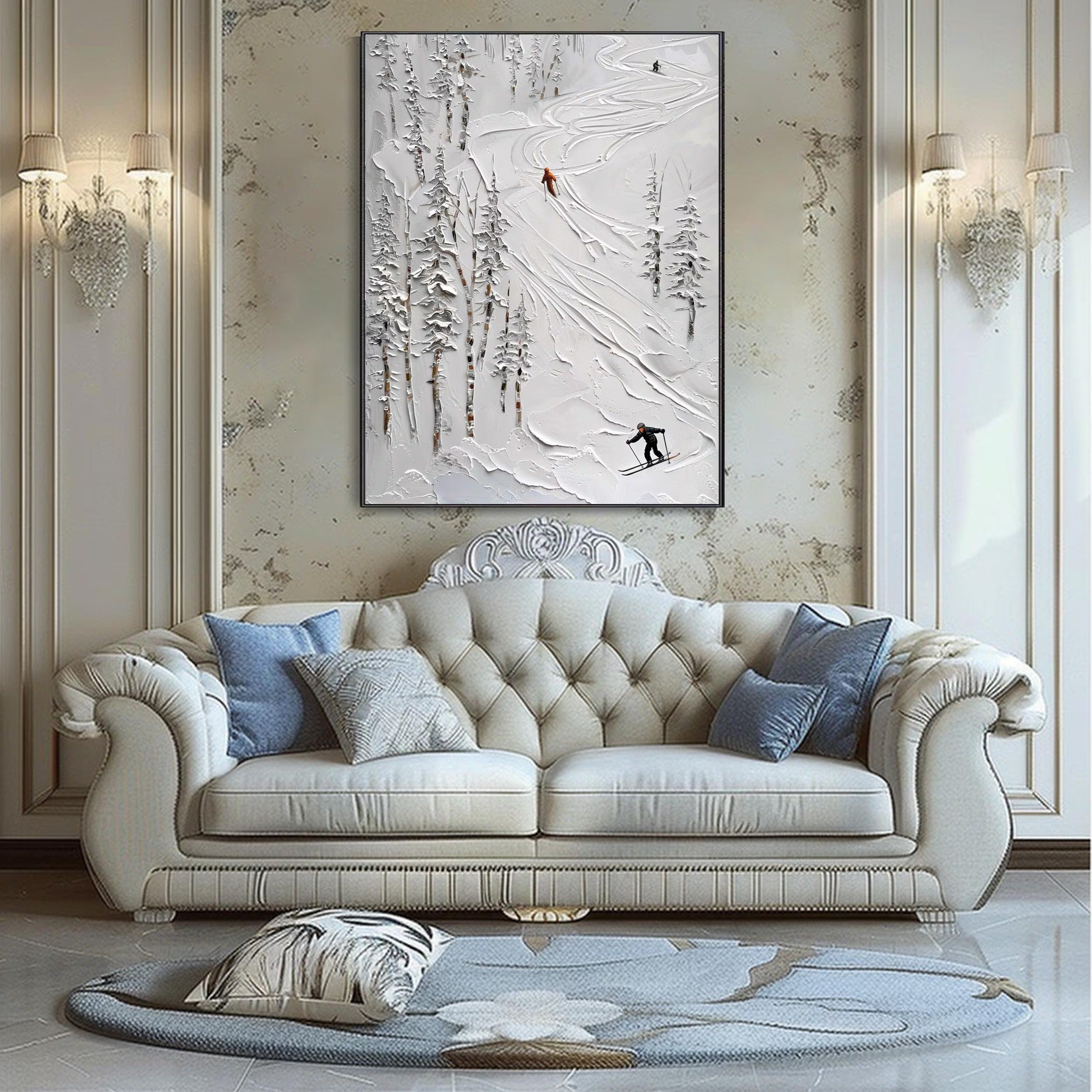 Pure Joy - Large Abstract Textured Painting