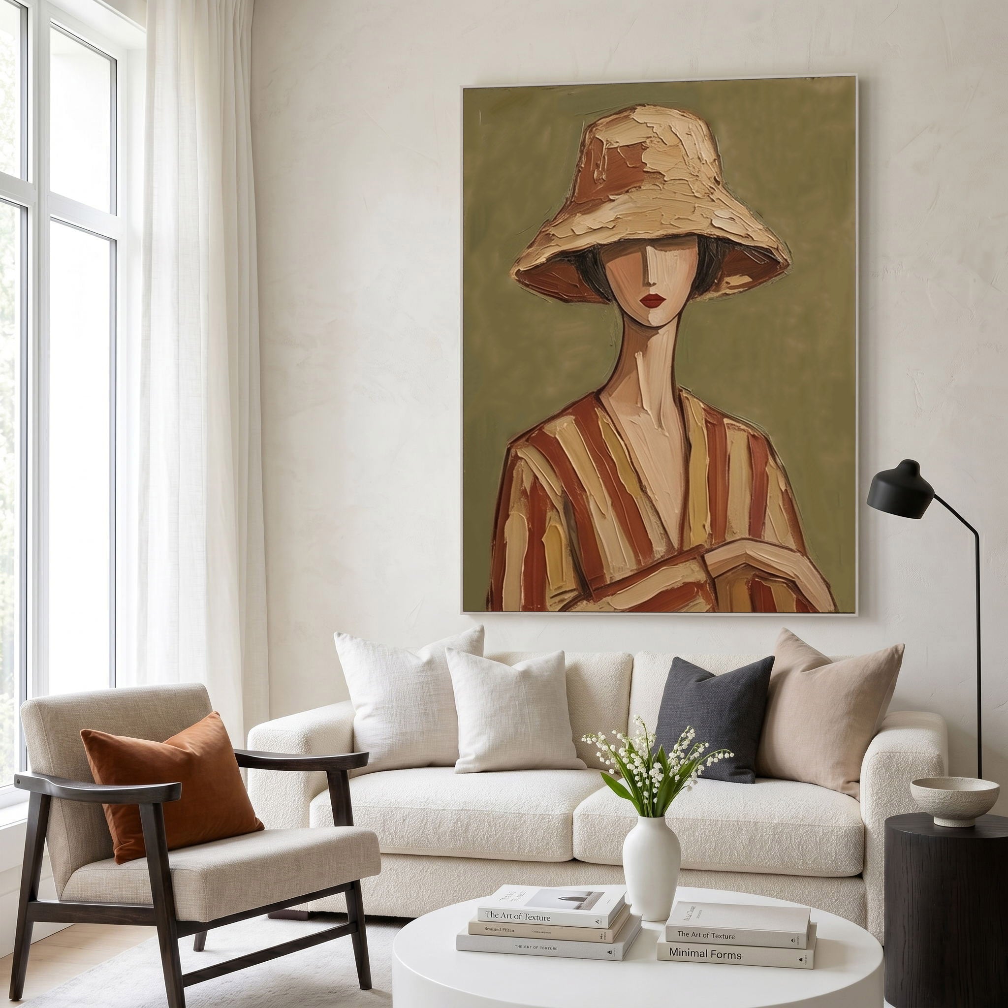 Vintage Americana Art,Fashion Figure Wall Art | Beneath the Brim