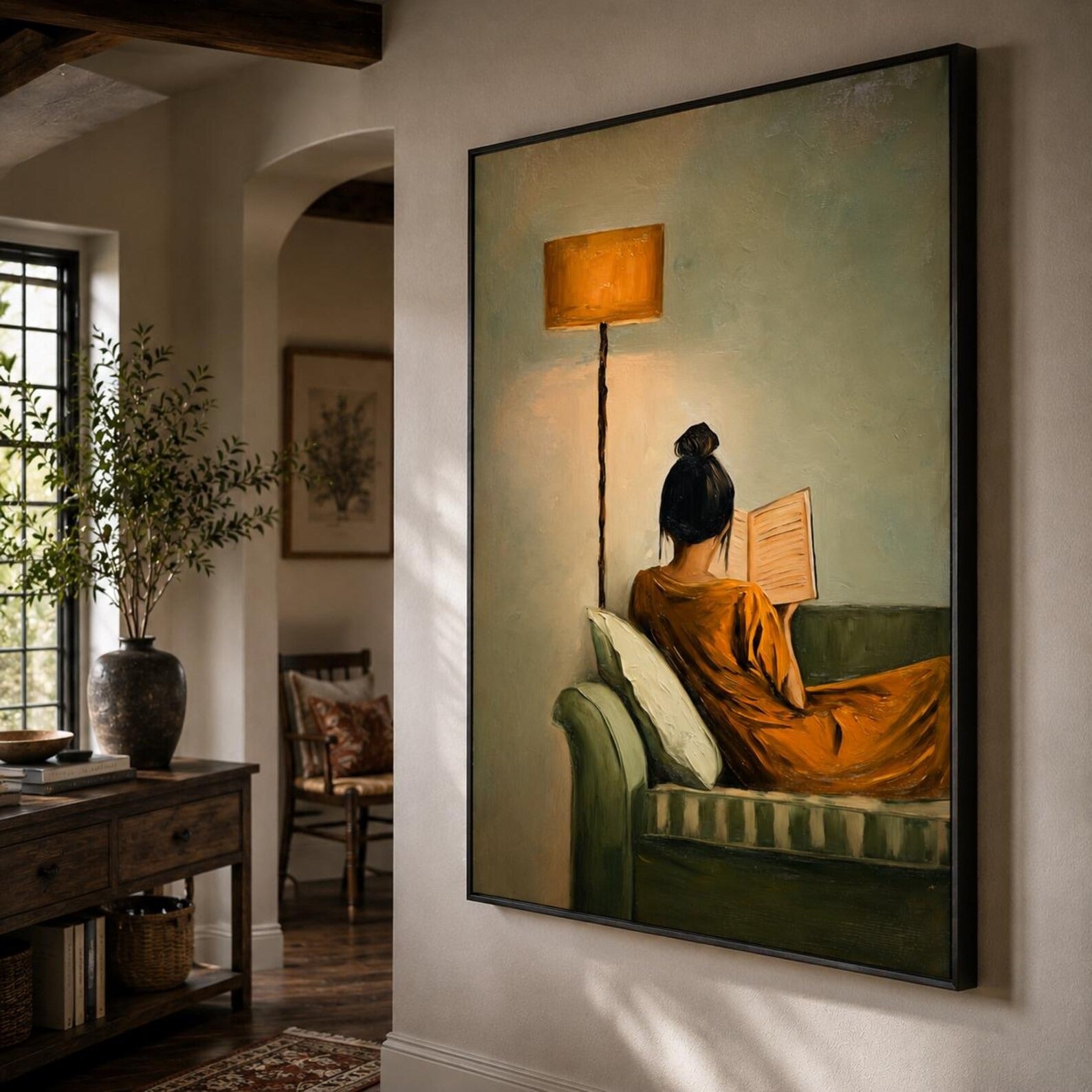 Book Lover Wall Art for Cozy Living Room