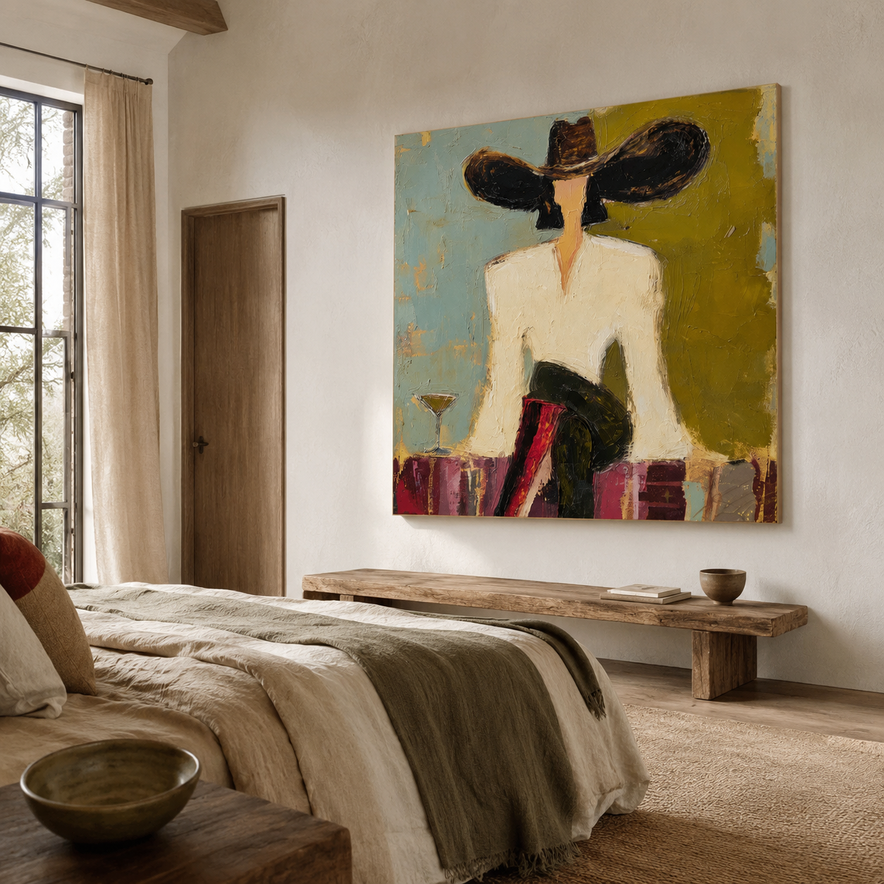 Cocktail lifestyle wall art for luxury living room
