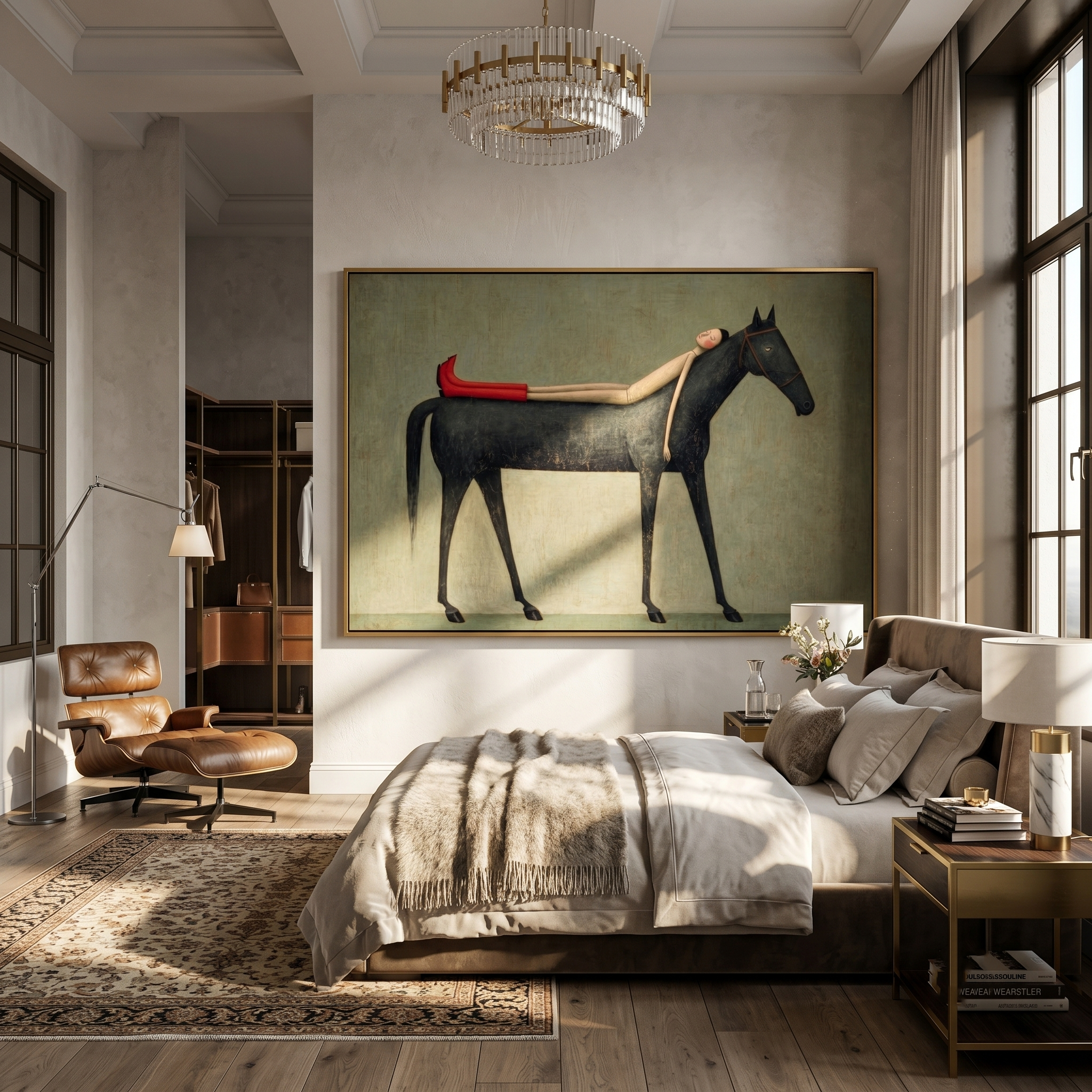 Equestrian wall art