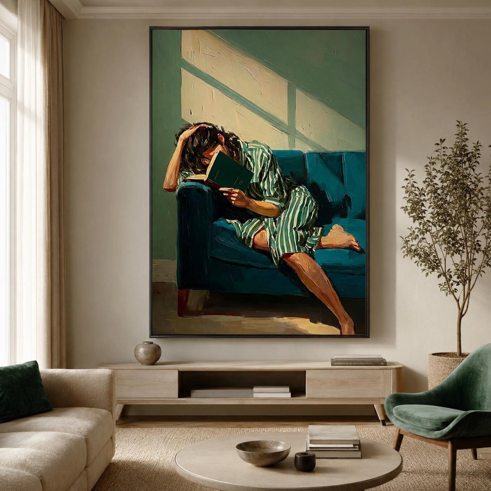 Literary Hand-Painted Wall Art