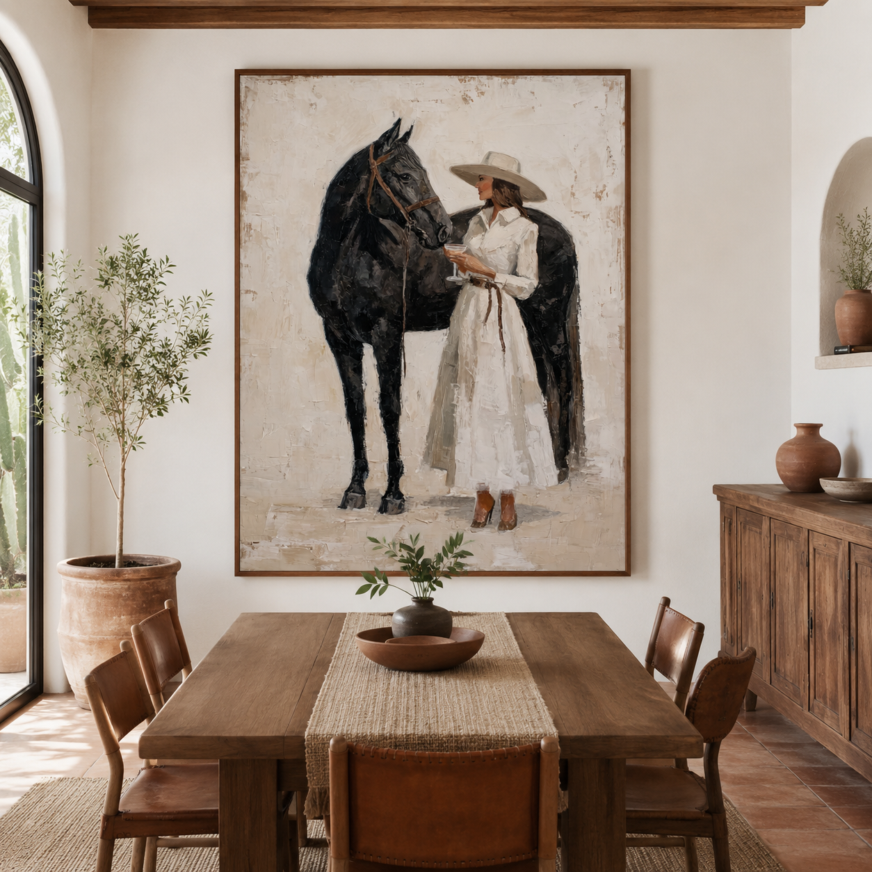 Luxury horse wall art for modern interiors
