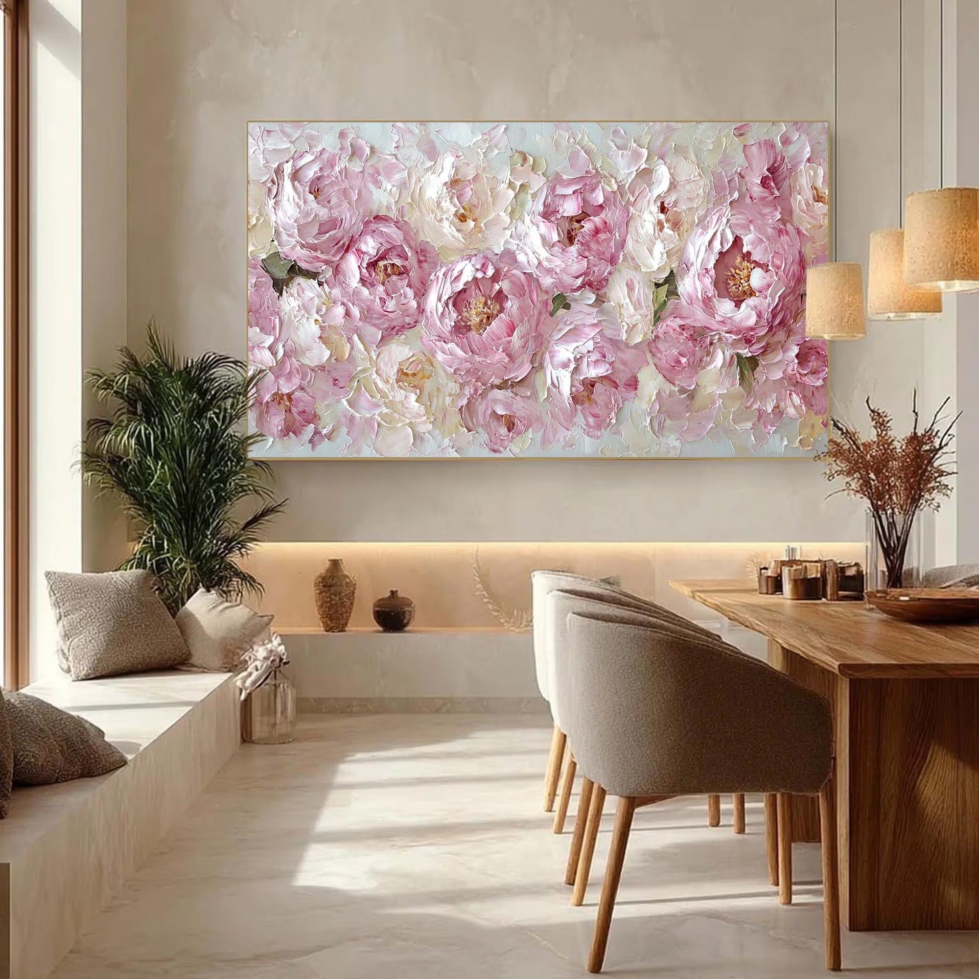 Romantic Peony Flower Wall Decor