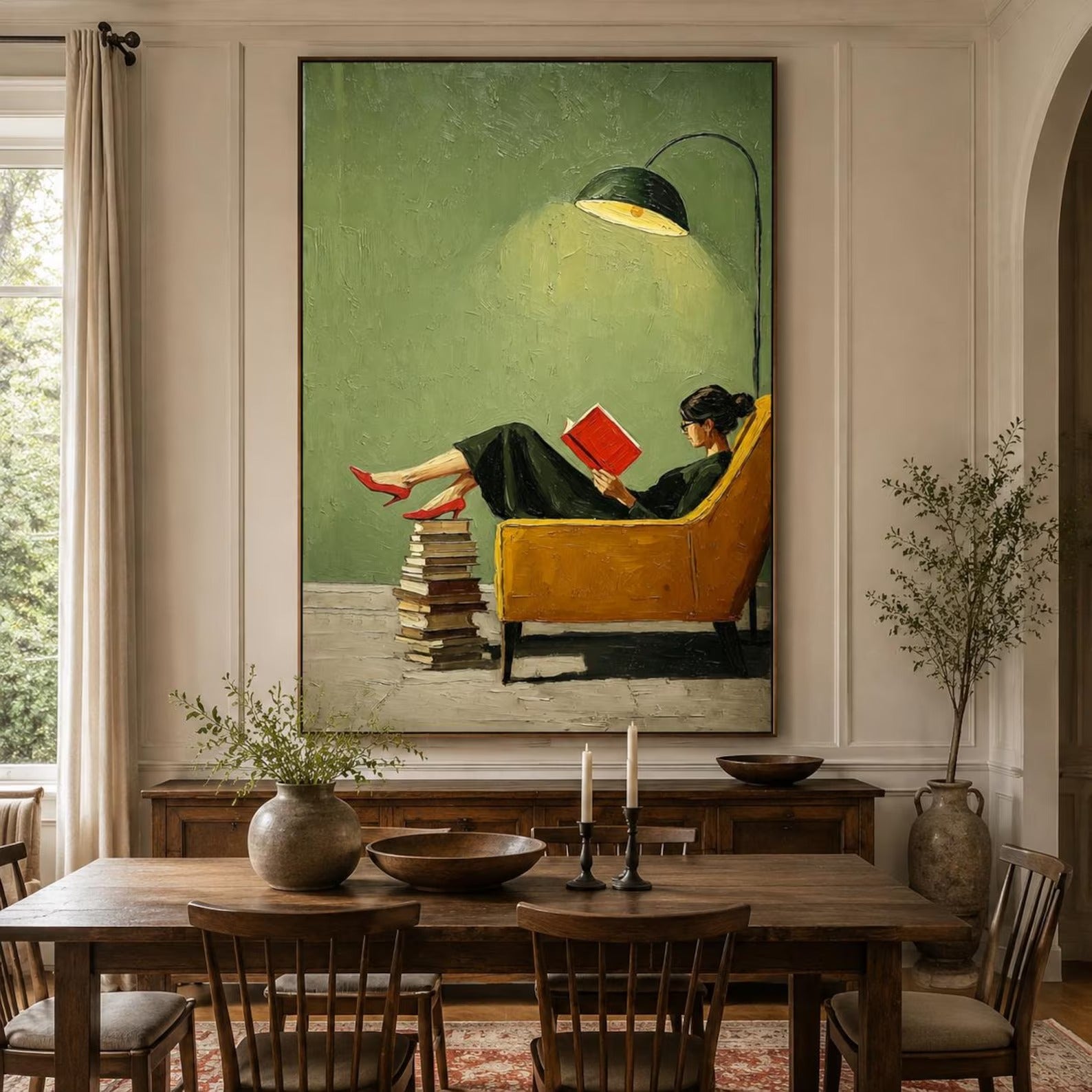 Vintage Reading Wall Art | Under the Last Light