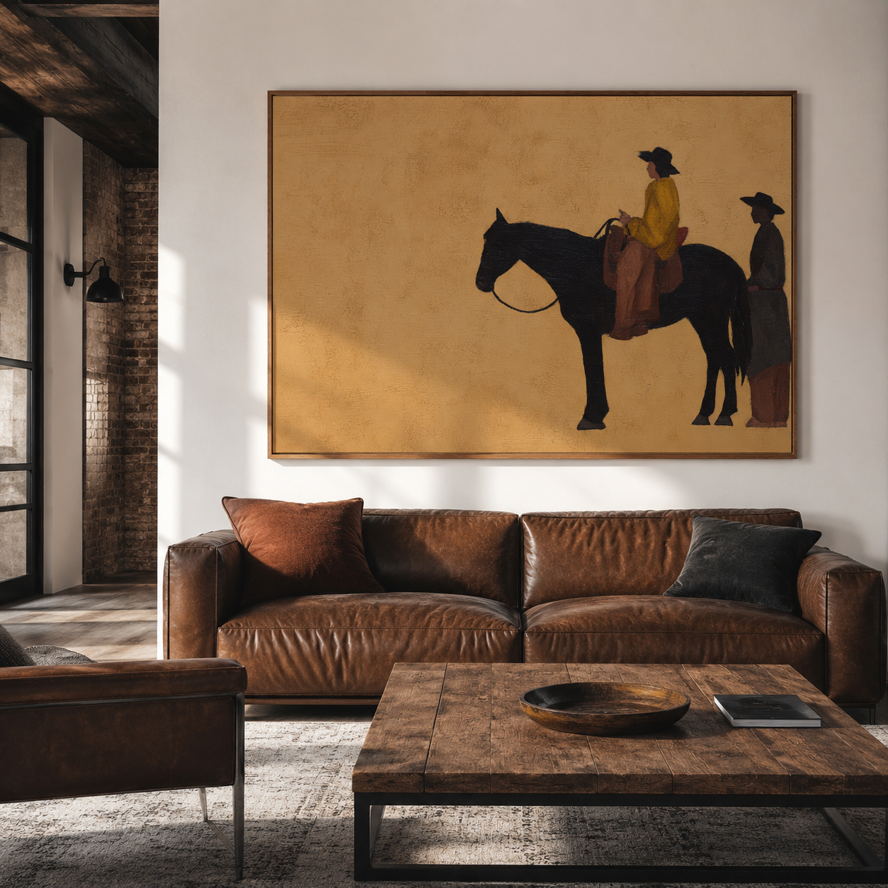 Western Horse Wall Art | The Silent Frontier Journey