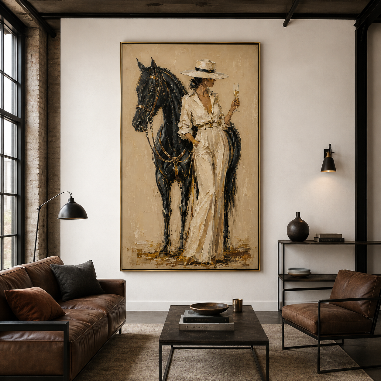 Western woman wall art
Cowgirl wall art
Equestrian woman painting