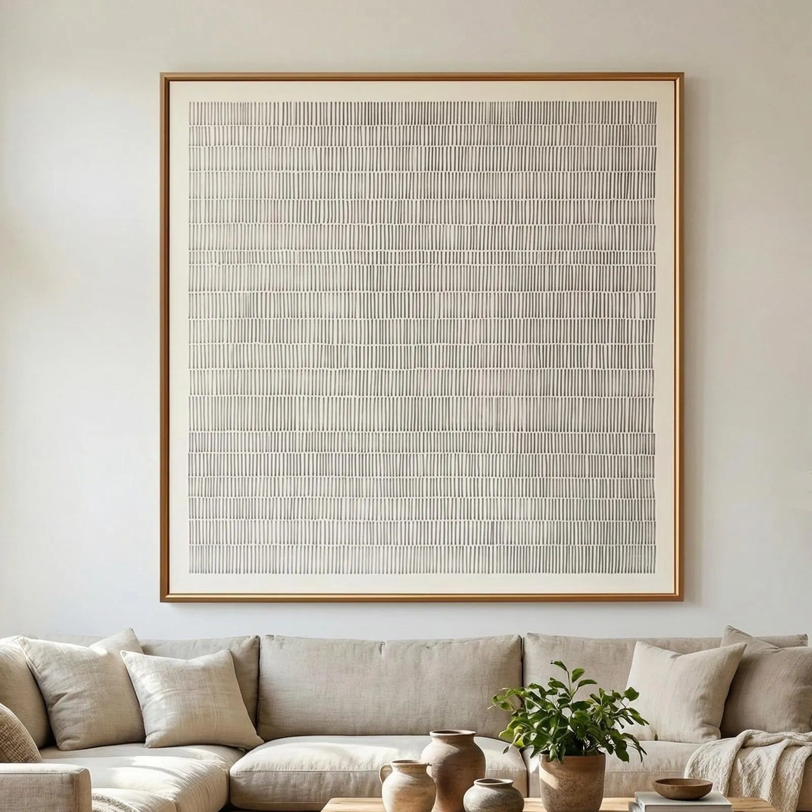 Warm - Large Textured Painting