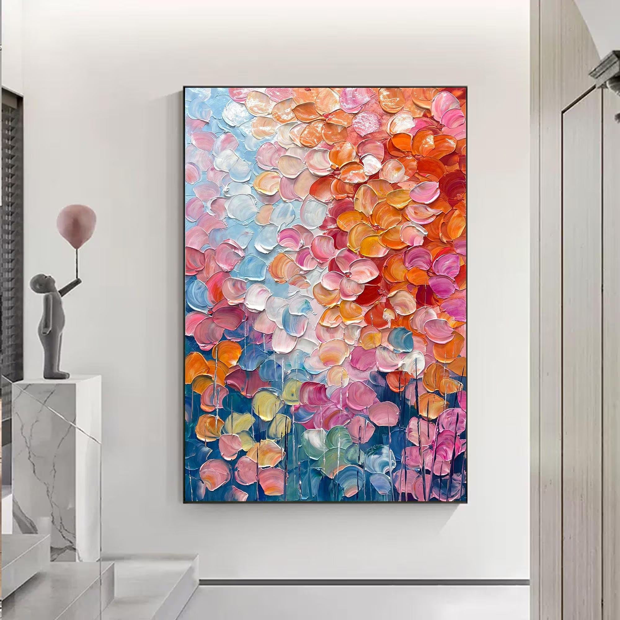 Shine - Large Textured Painting