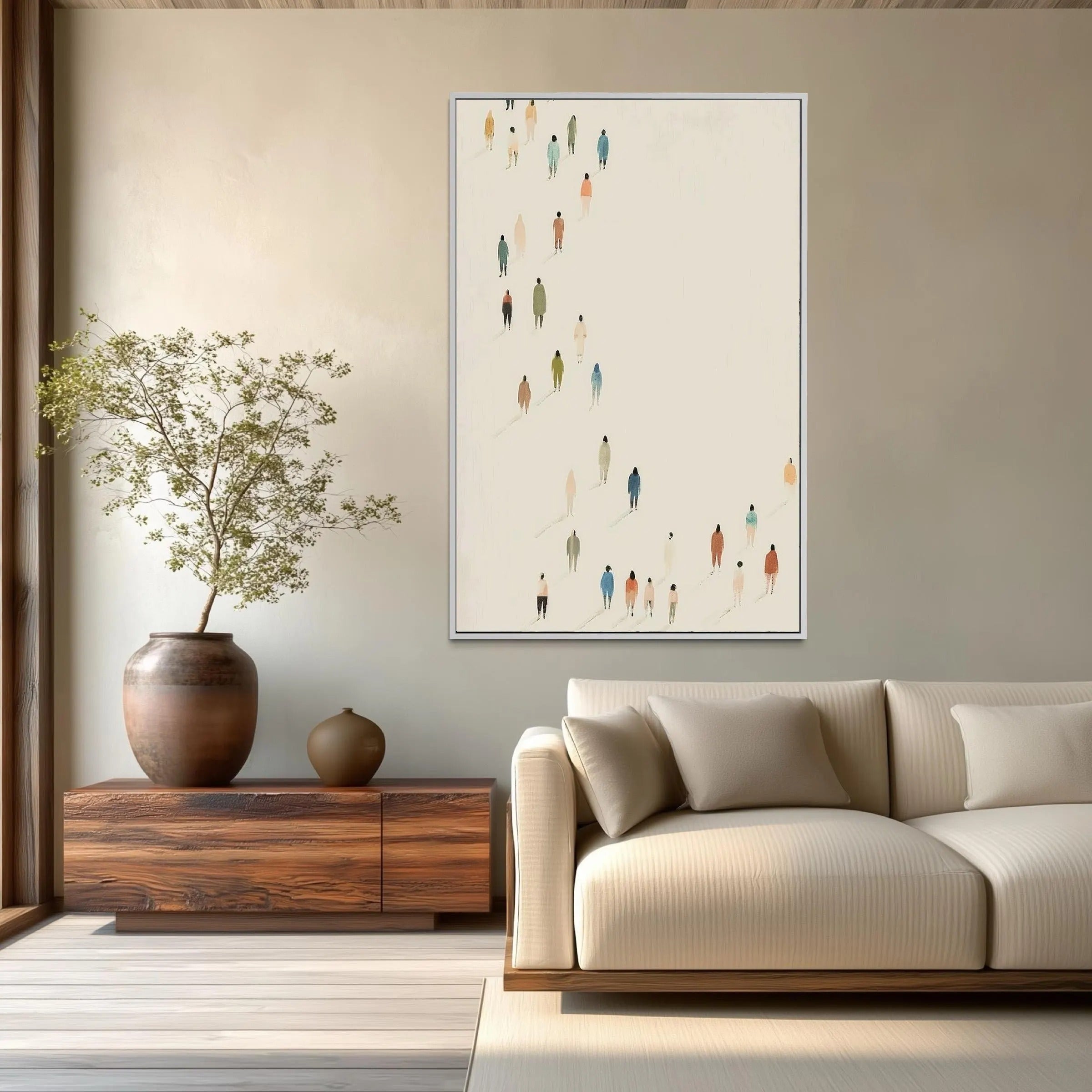 Flow - Large Wall Painting