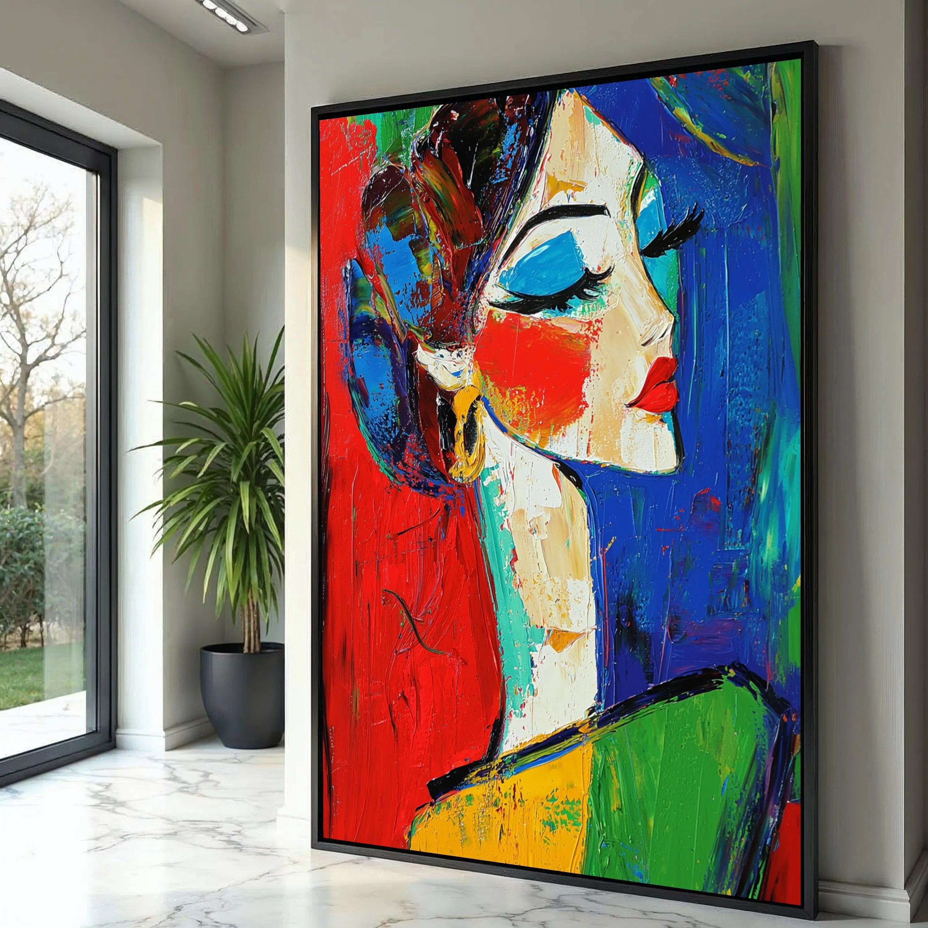 Tender Look - Large Wall Painting