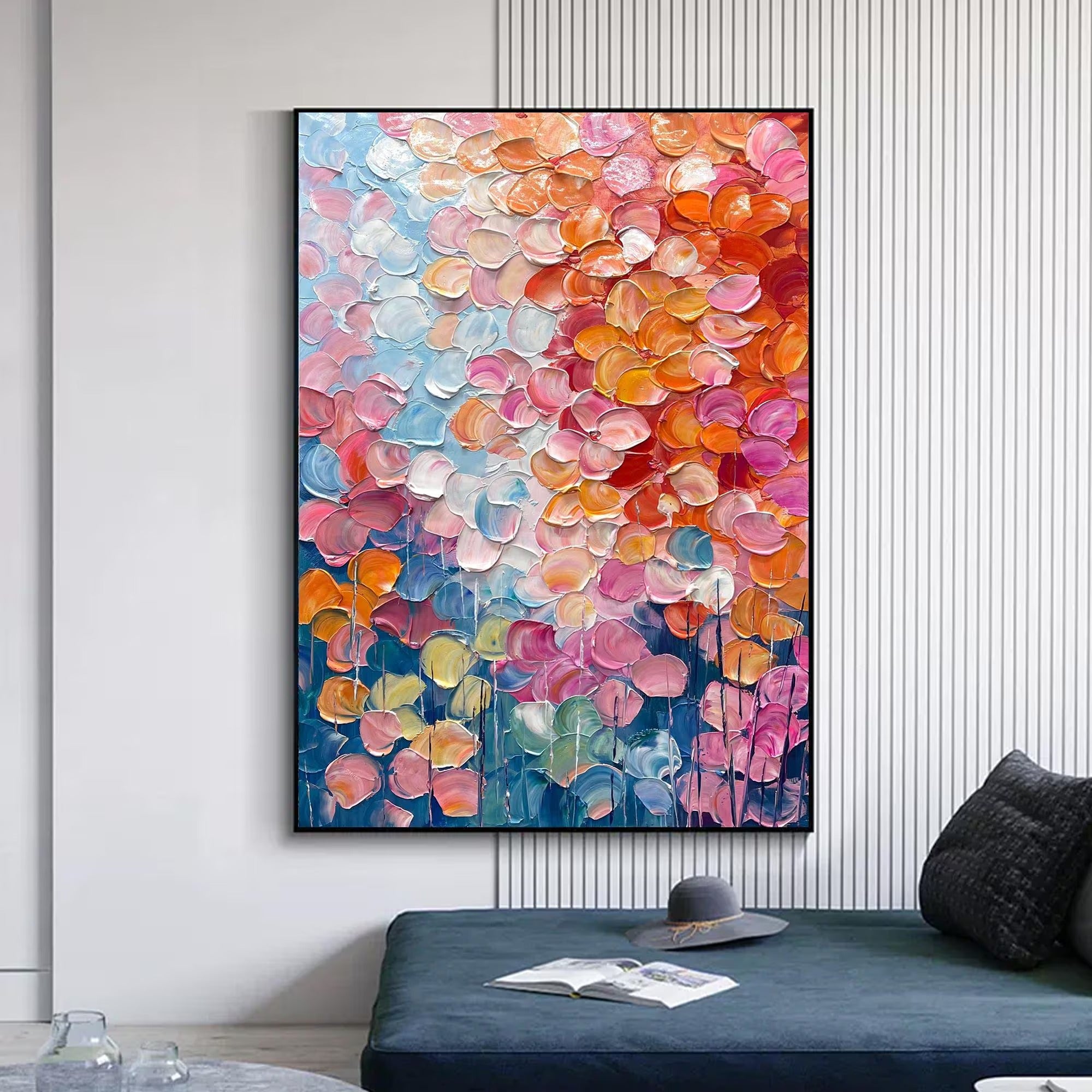 Shine - Large Textured Painting