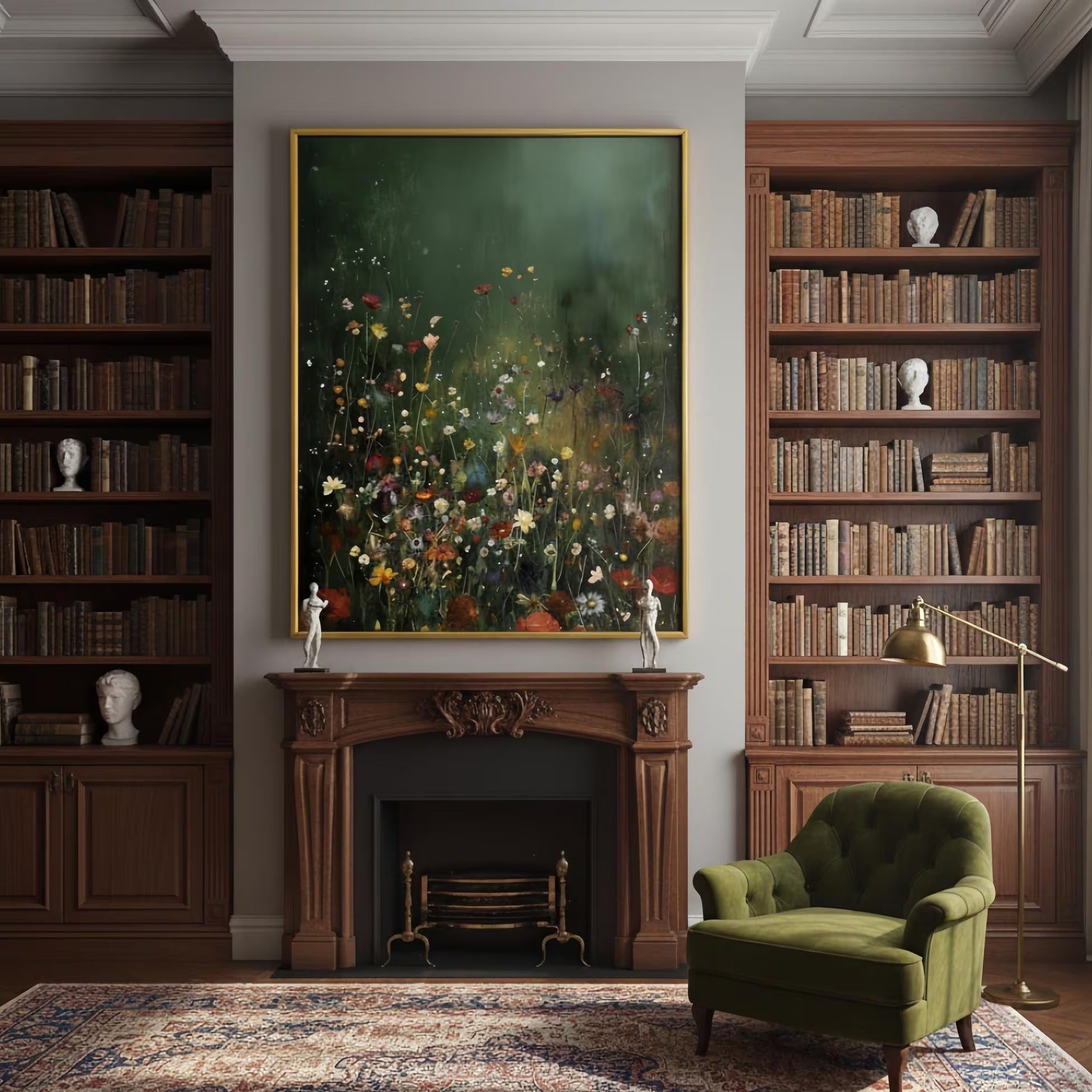 A Flower's Awakening - Large Wall Painting