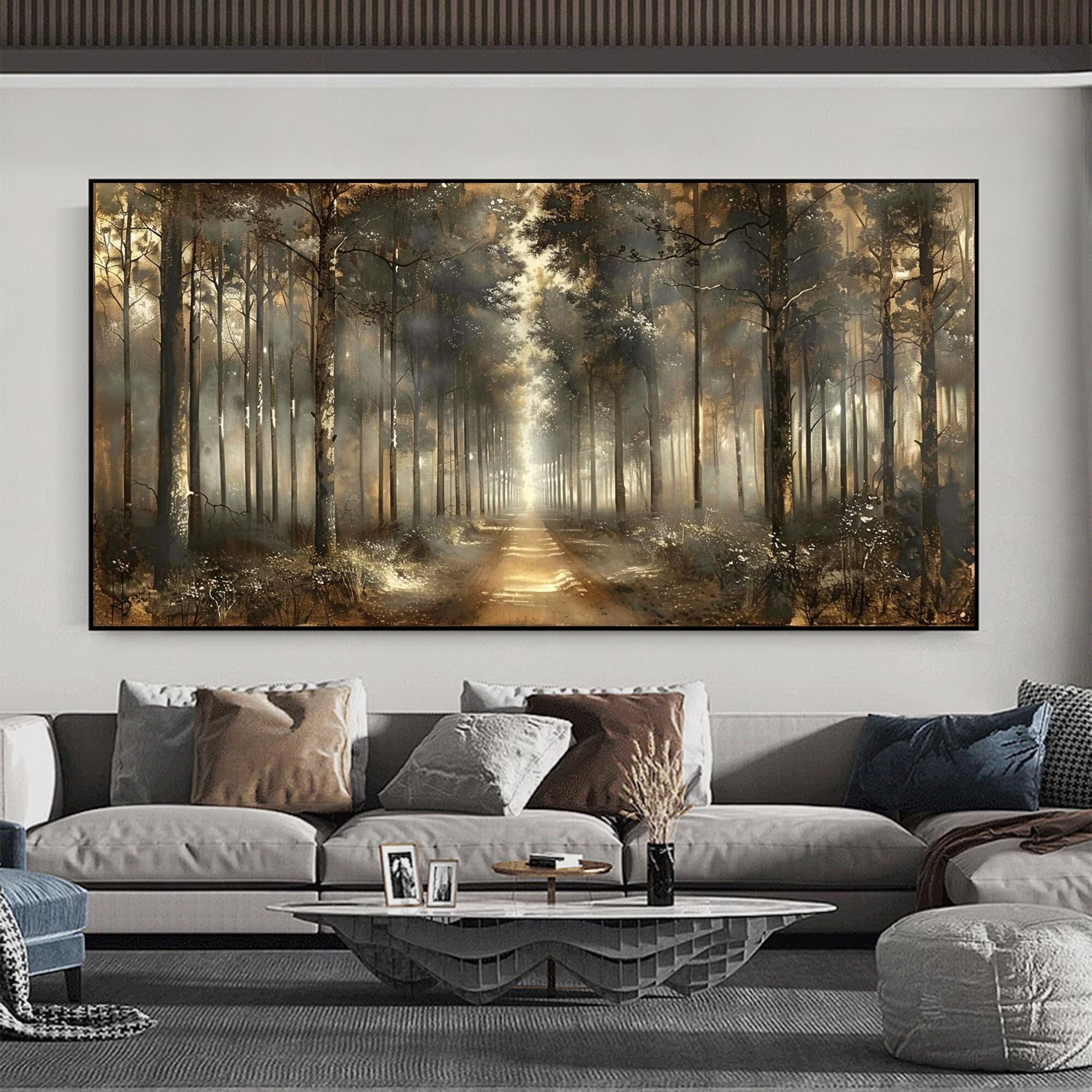 Glade - Large Textured Painting