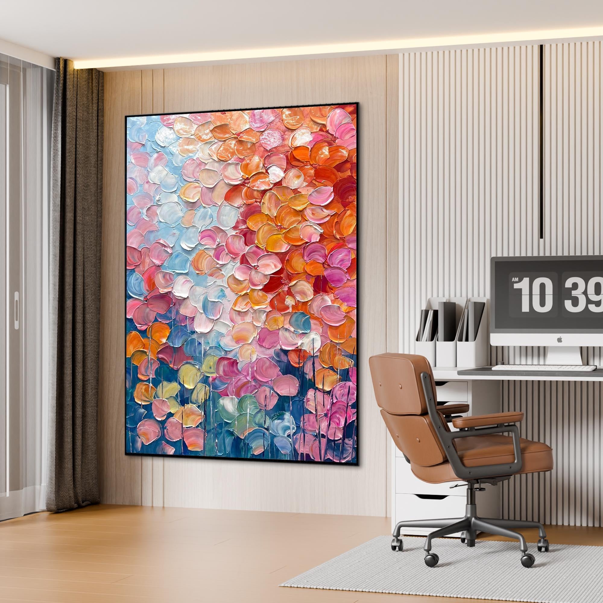 Shine - Large Textured Painting
