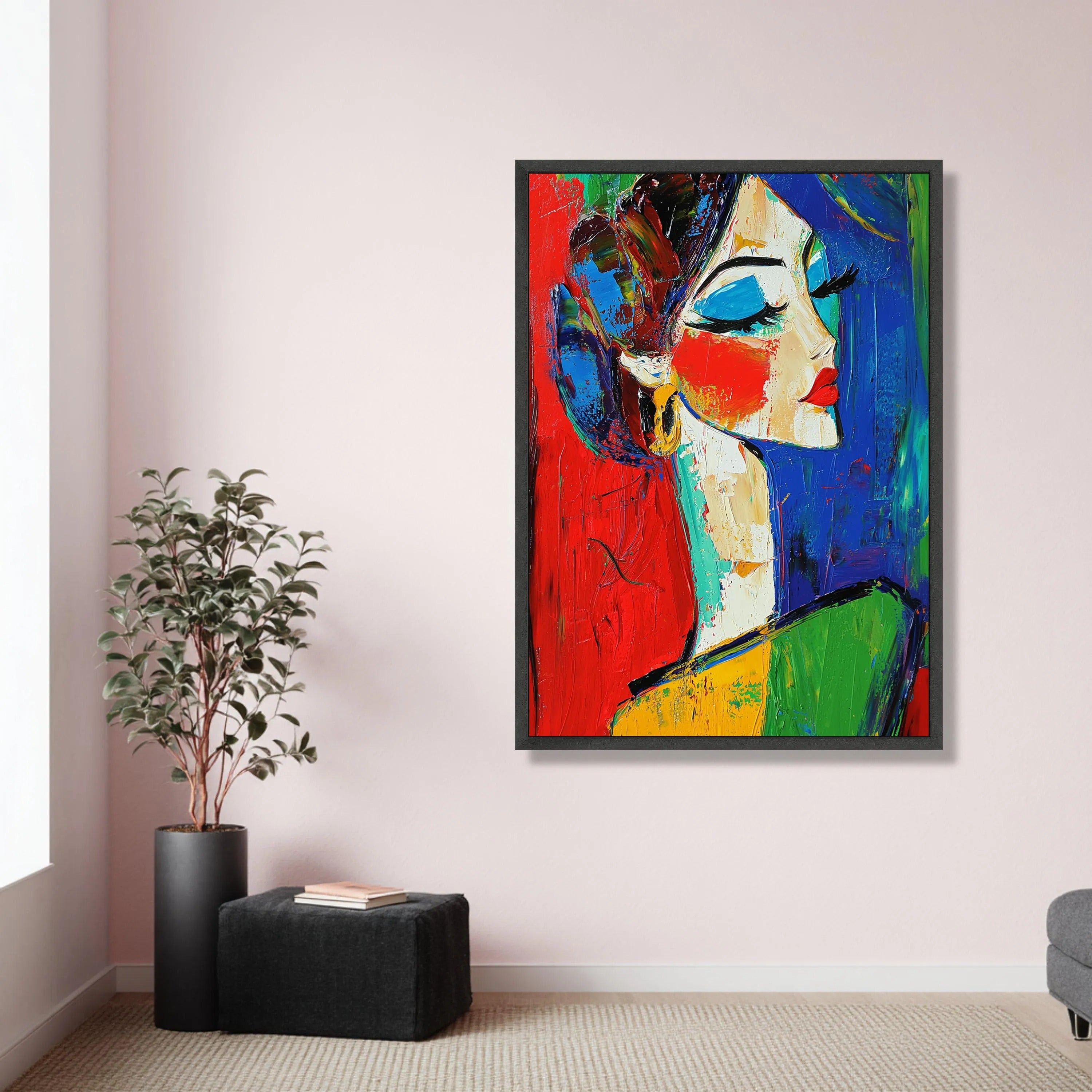 Tender Look - Large Wall Painting