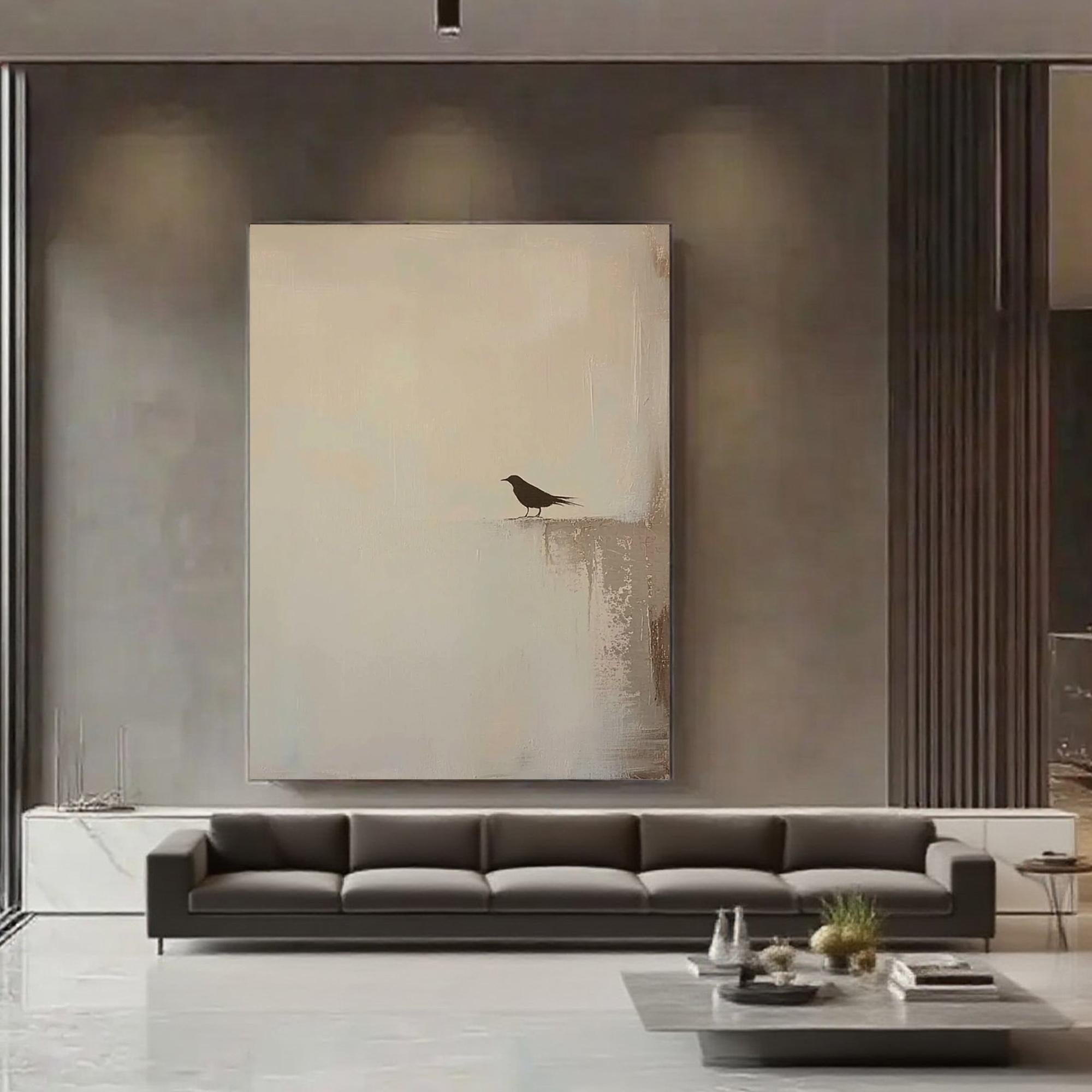 Stay Awhile - Large Abstract Textured Painting