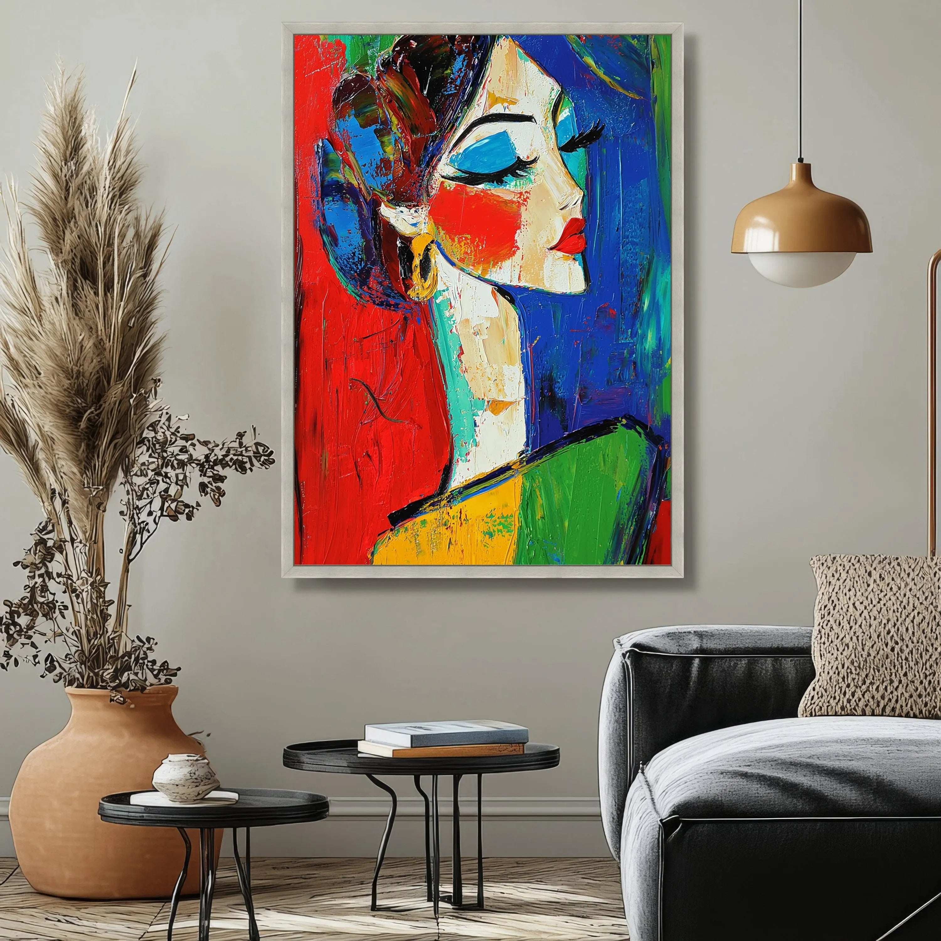Tender Look - Large Wall Painting