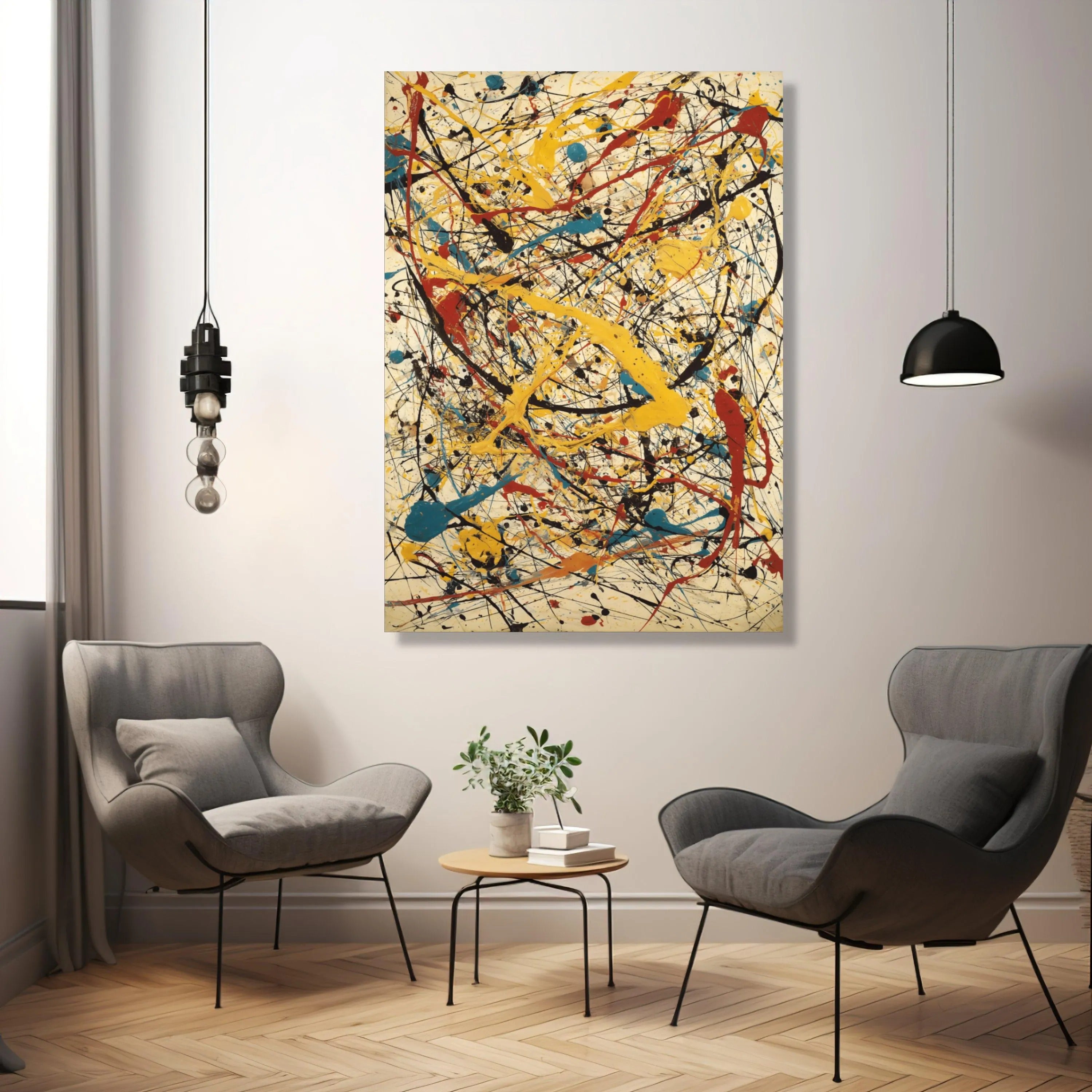 Lines - Large Wall Painting