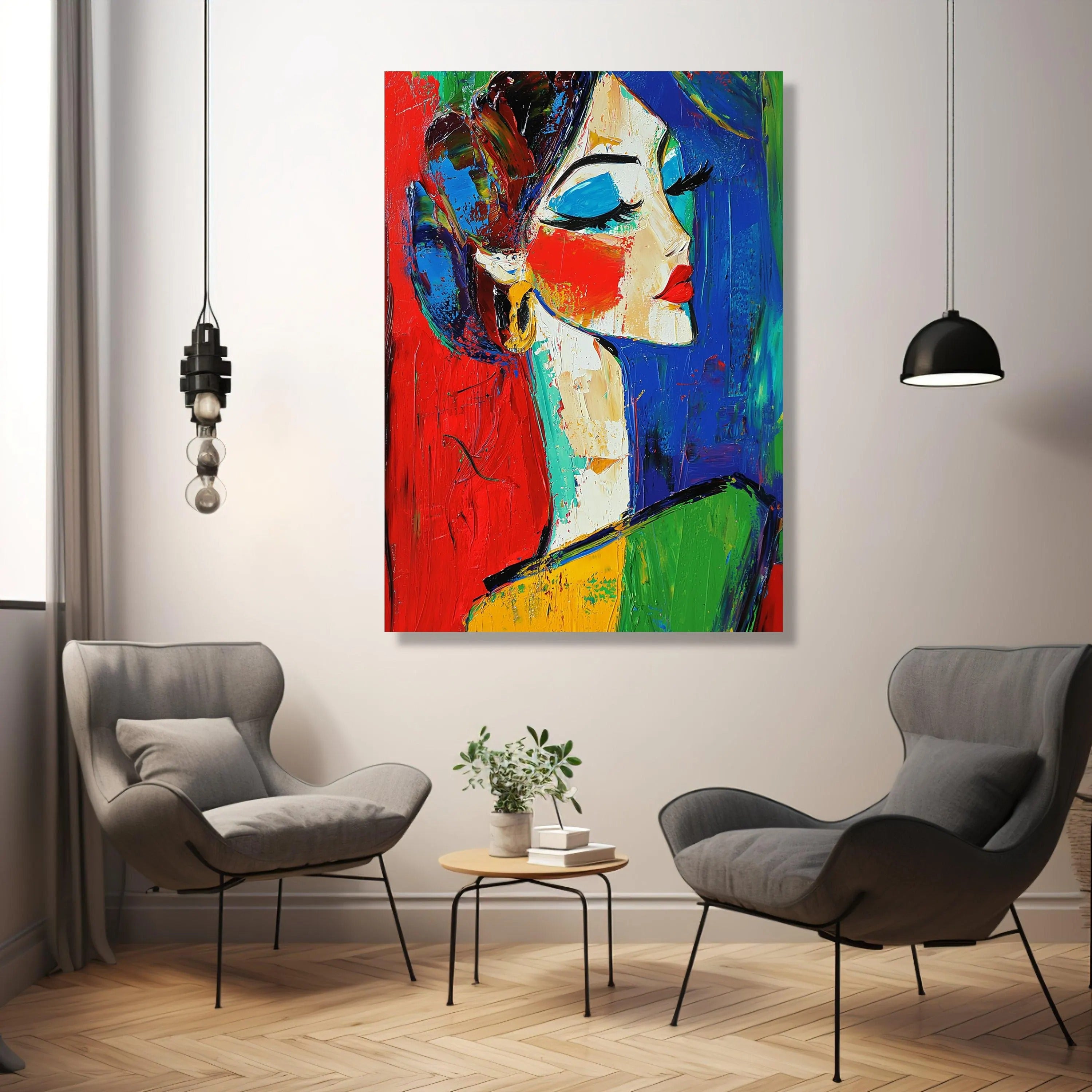 Tender Look - Large Wall Painting