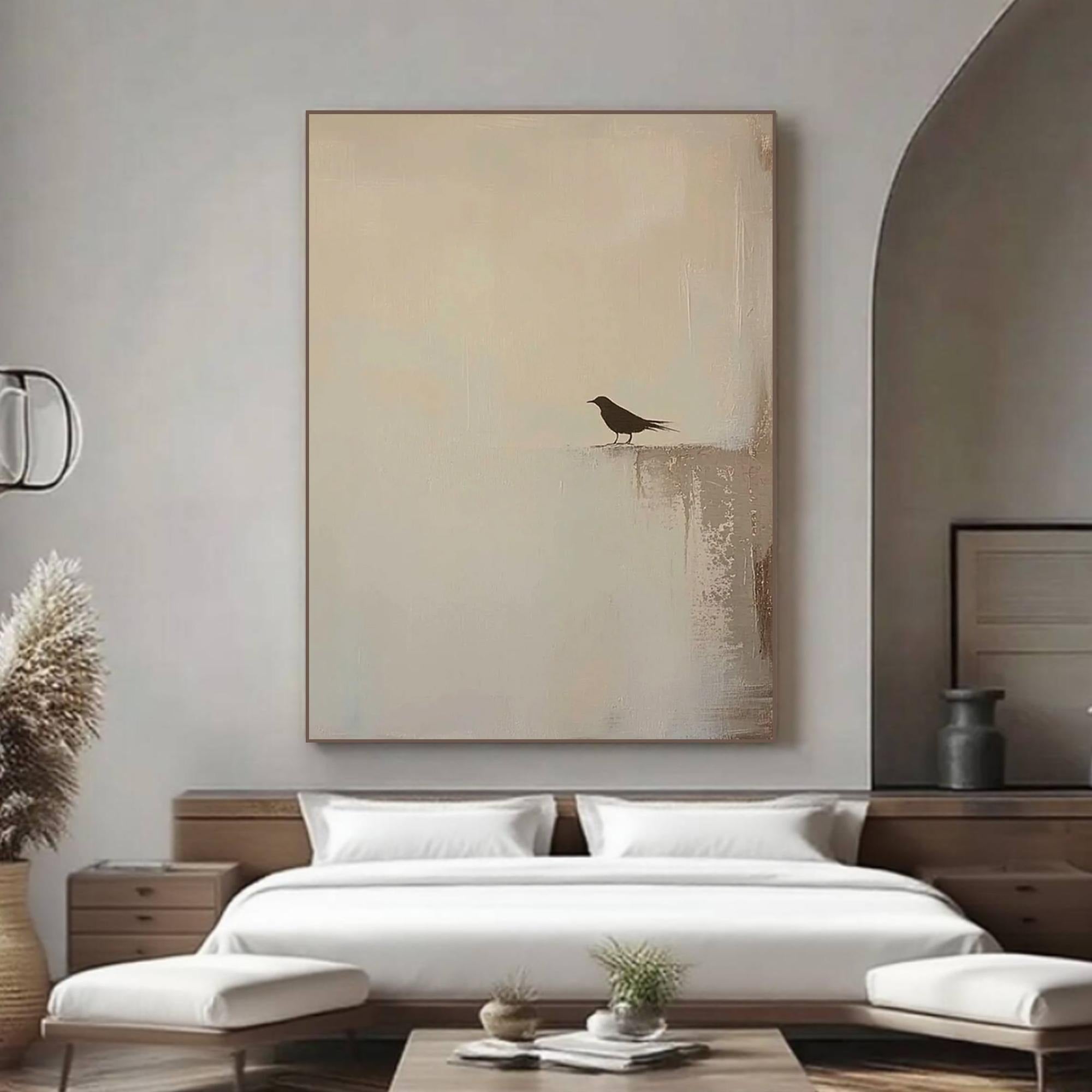 Stay Awhile - Large Abstract Textured Painting
