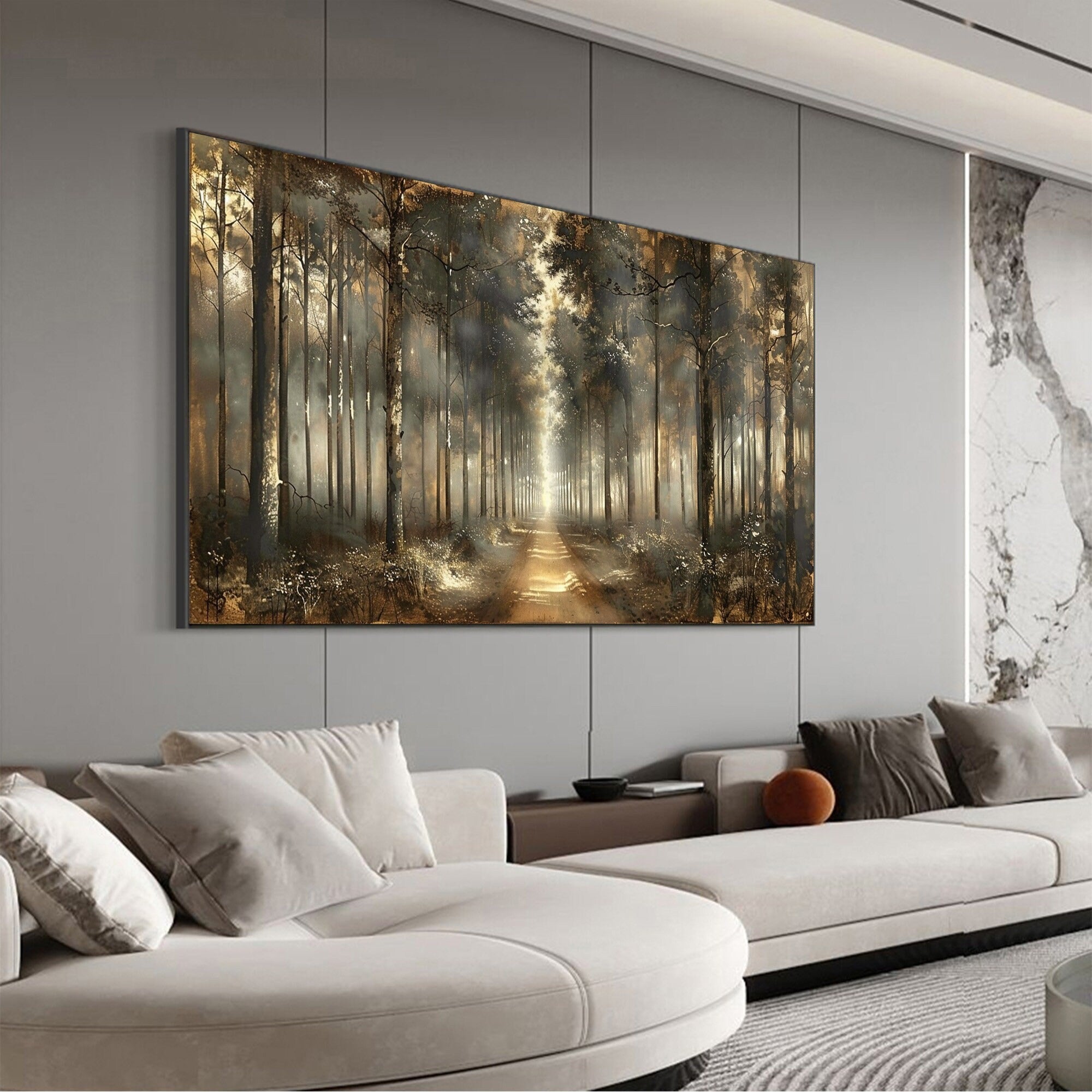Glade - Large Textured Painting