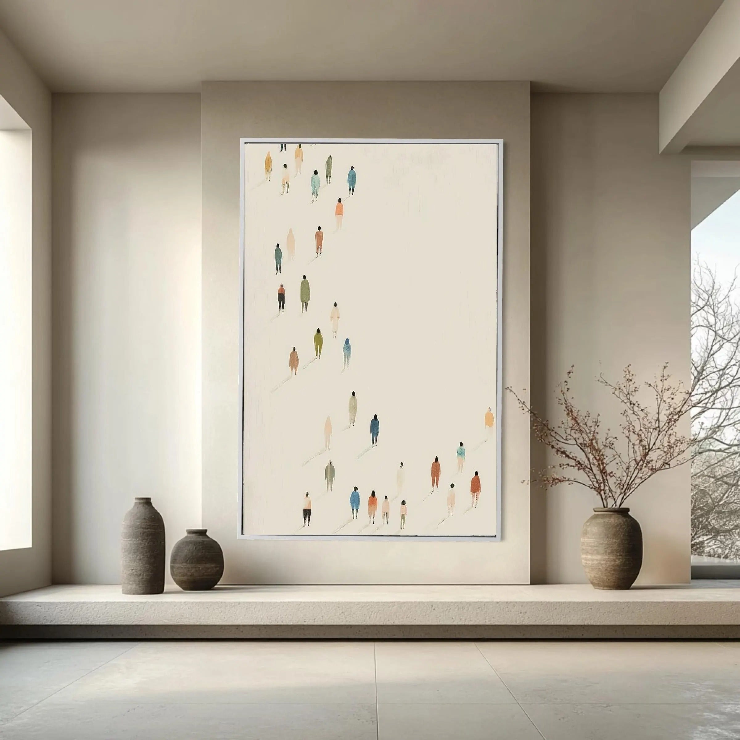 Flow - Large Wall Painting