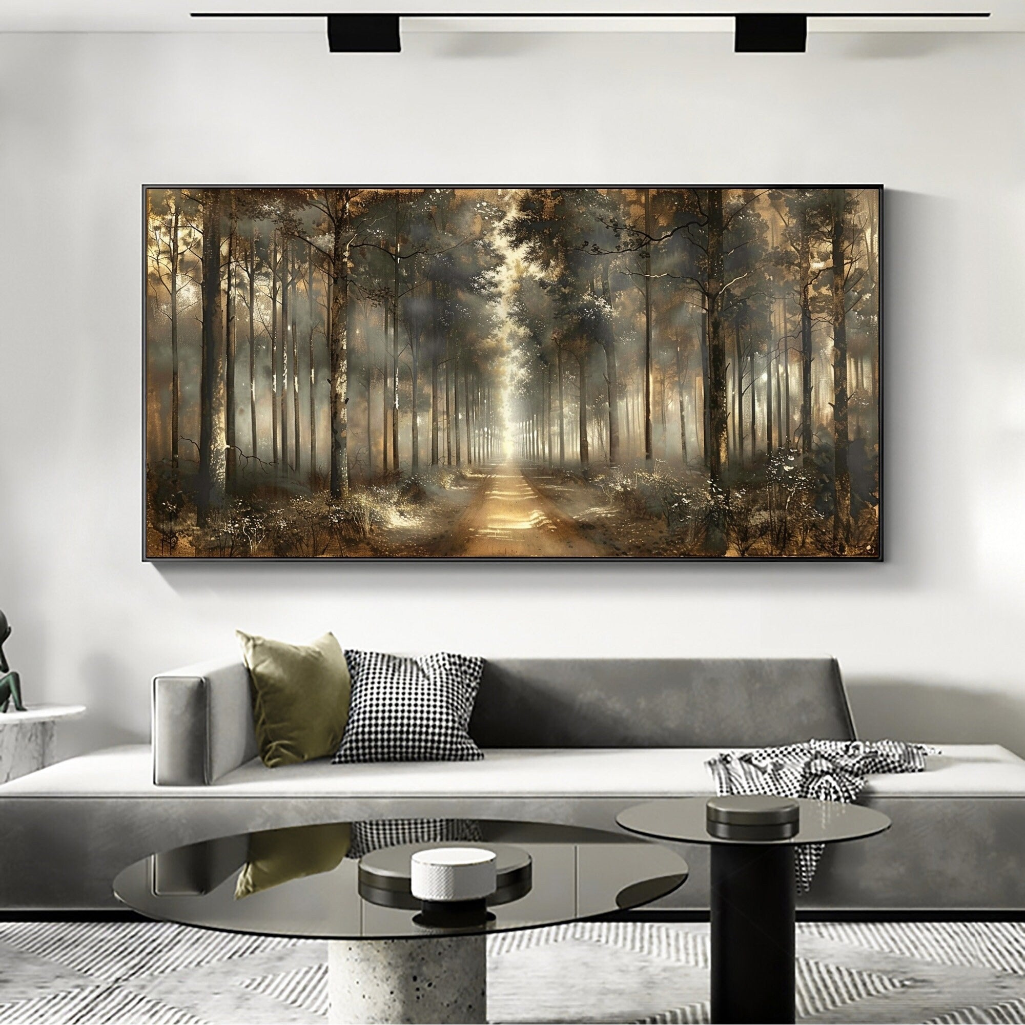Glade - Large Textured Painting