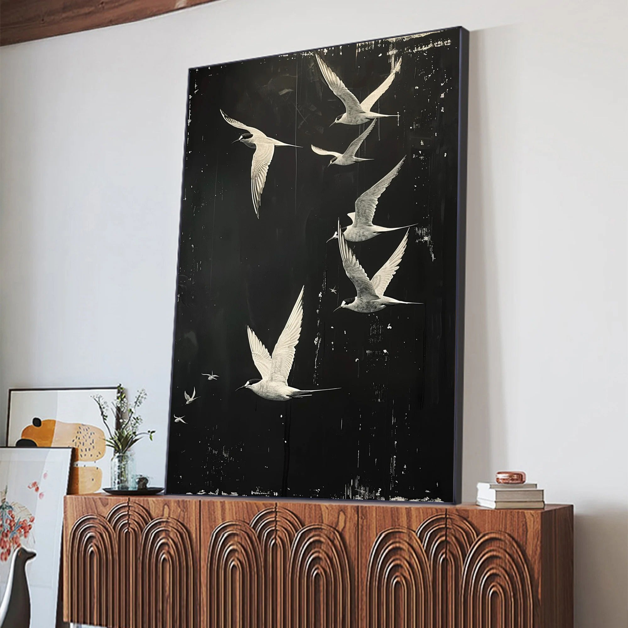 The Free Spirits - Large Textured Painting