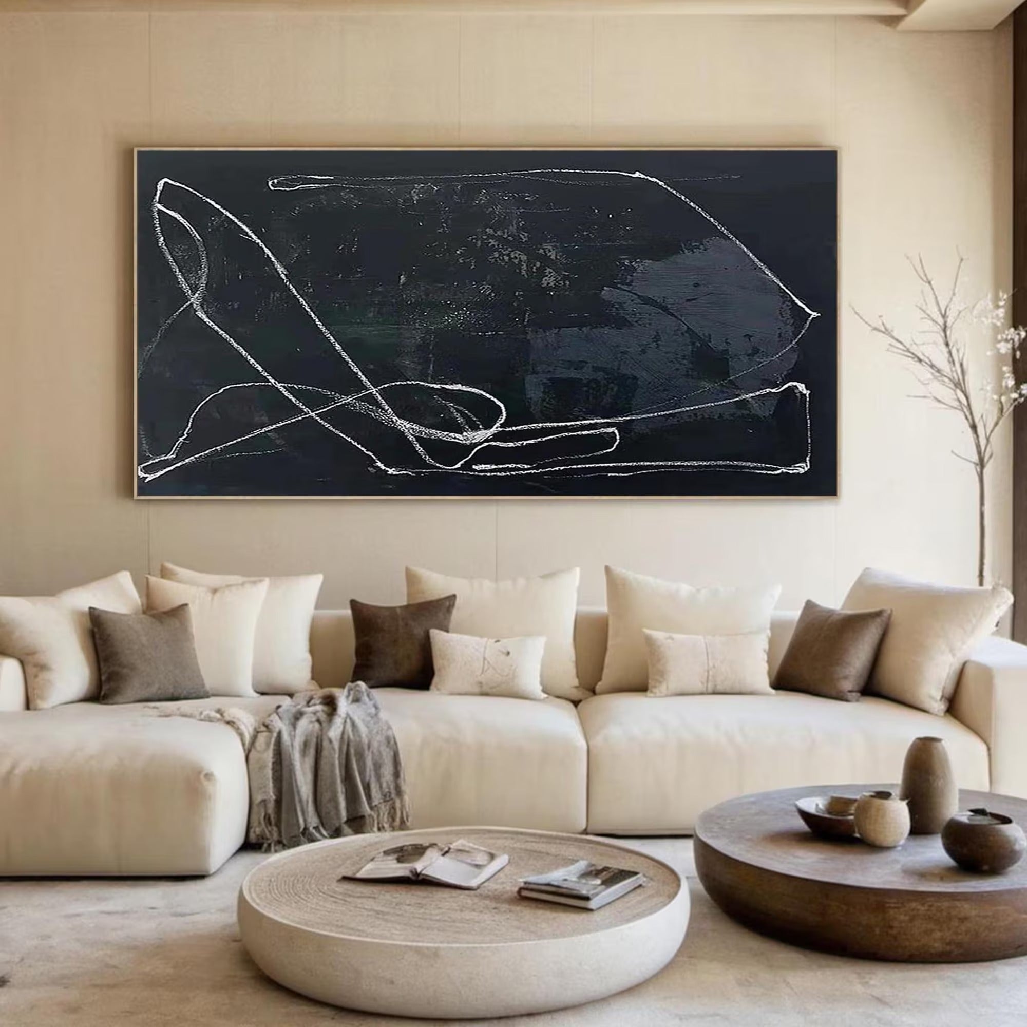 Rhythm - Large Abstract Textured Painting