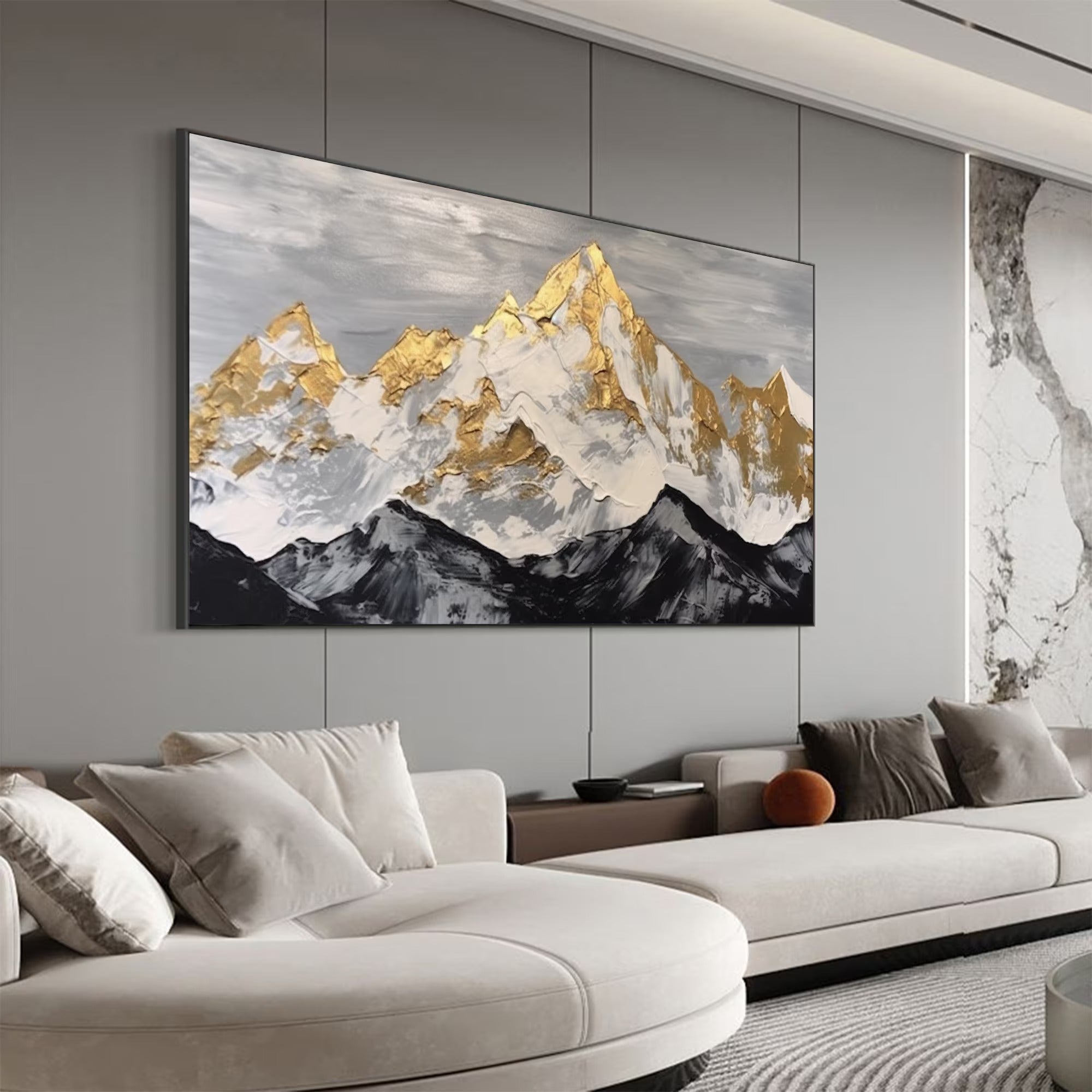 Peak - Large Textured Painting