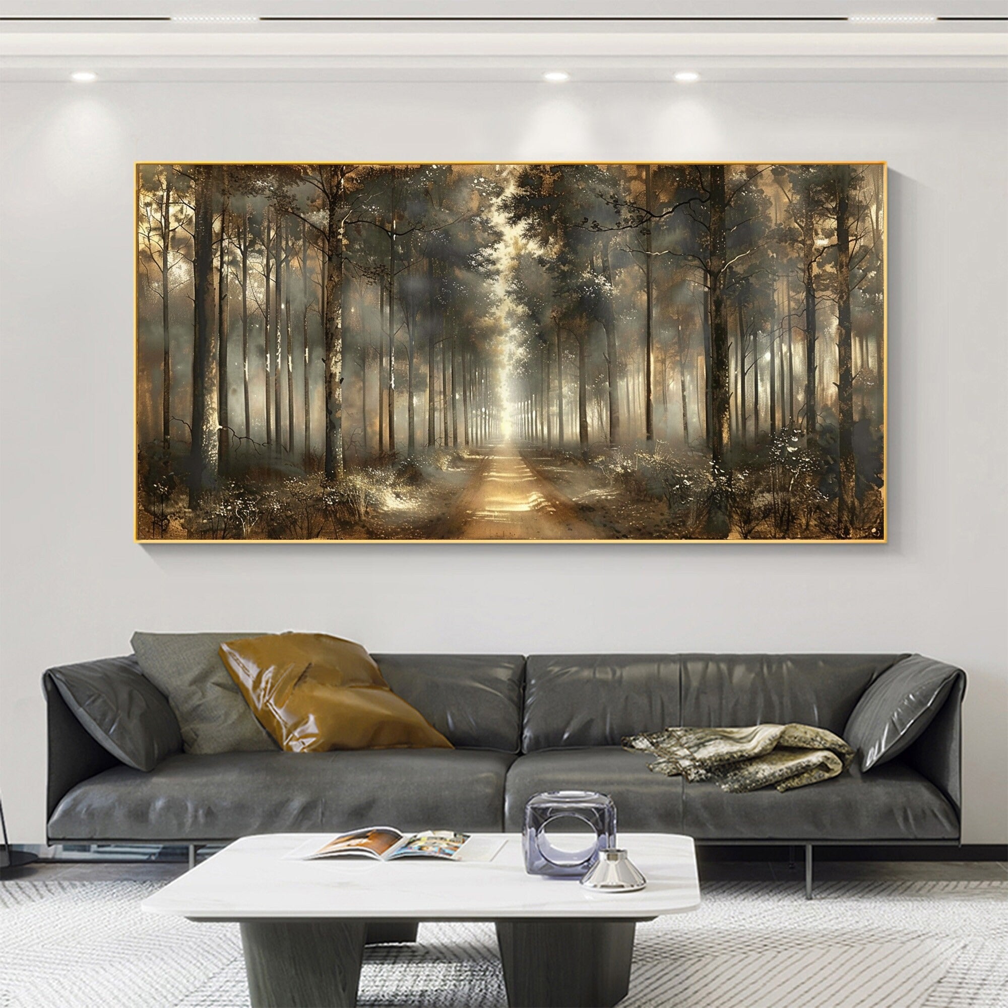 Glade - Large Textured Painting