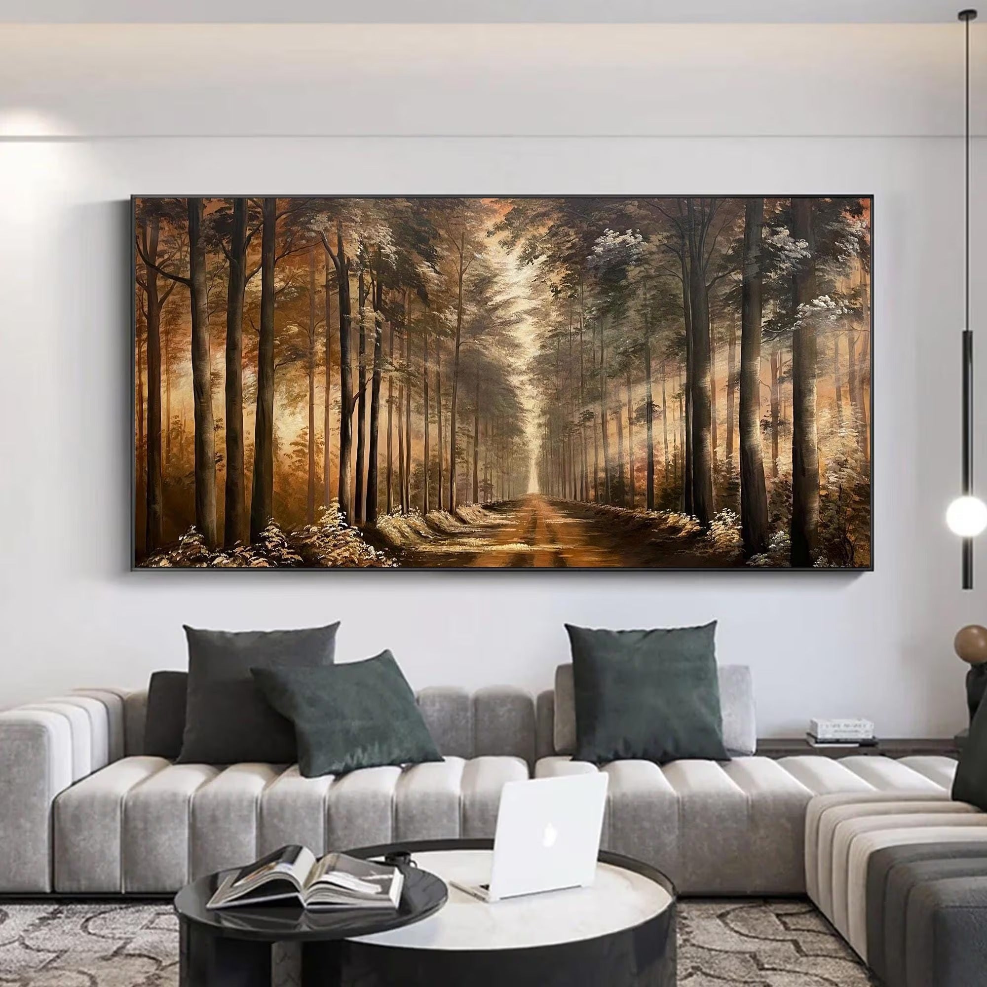 A Beam of Peace - Large Textured Painting