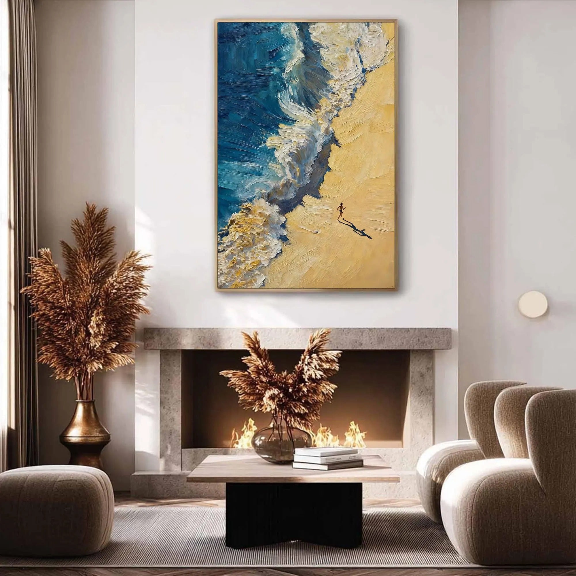 The Gentle Wave - Large Wall Painting