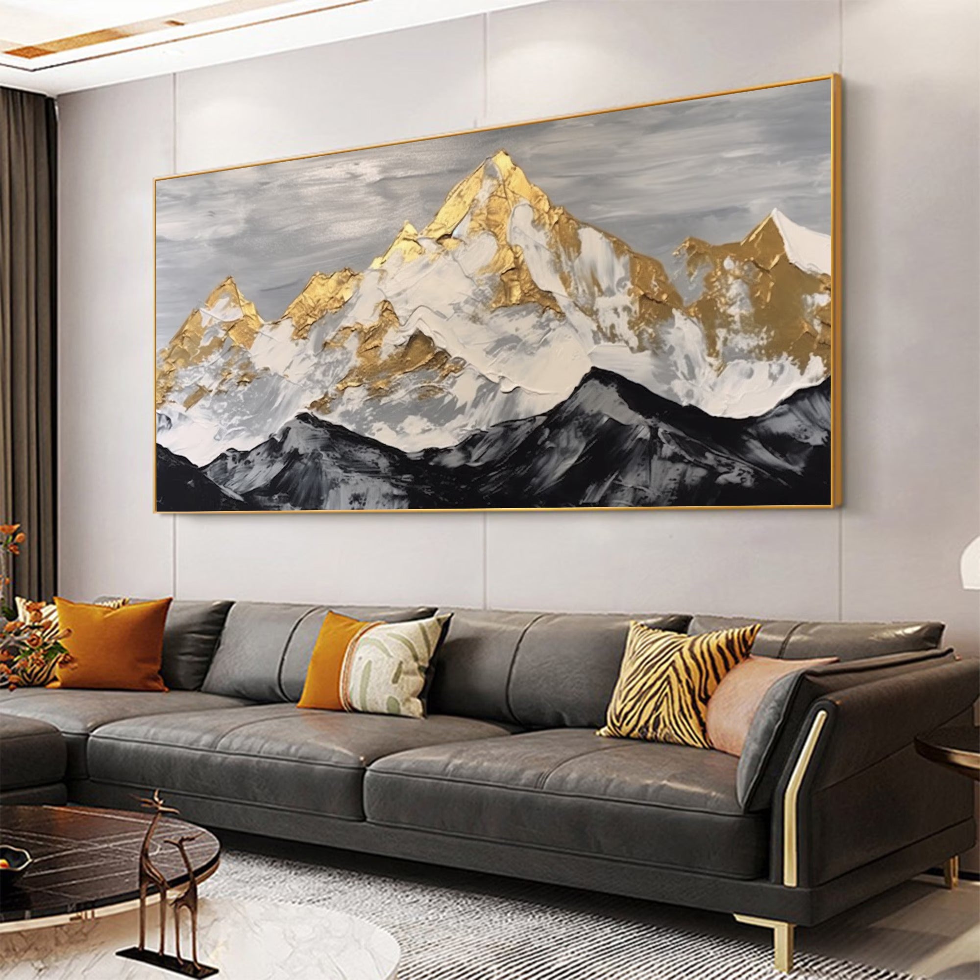 Peak - Large Textured Painting