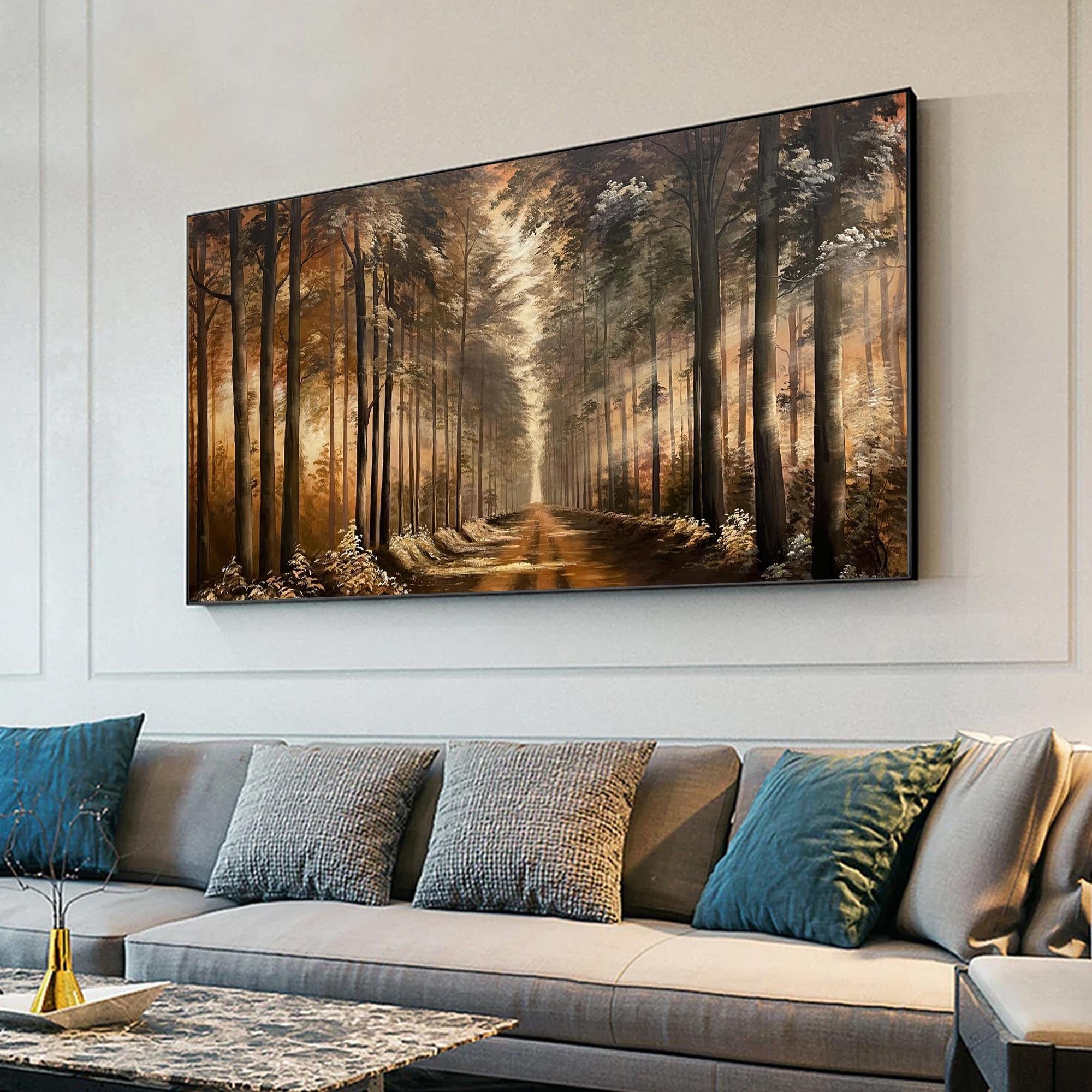 A Beam of Peace - Large Textured Painting