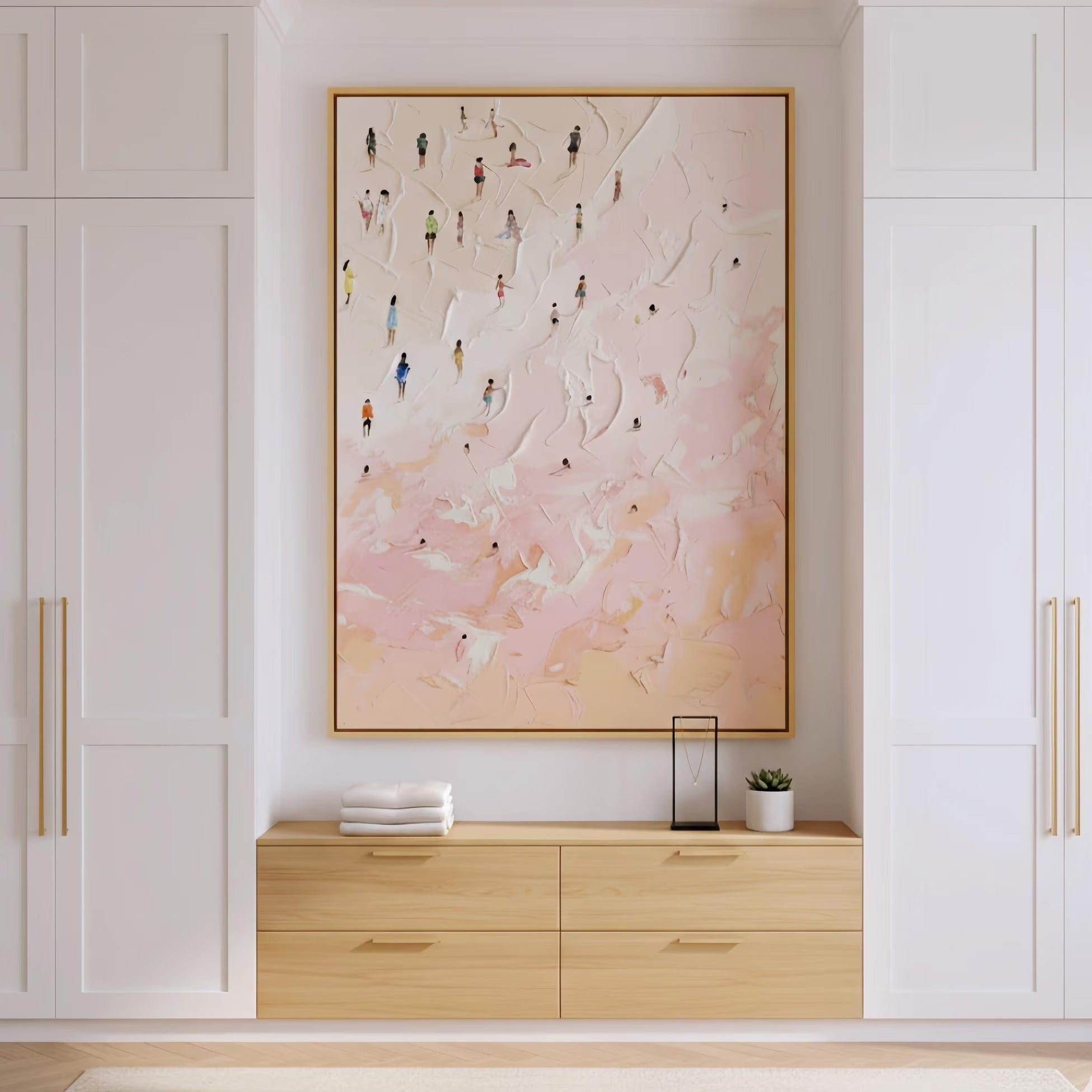 Warm Shore - Large Wall Painting