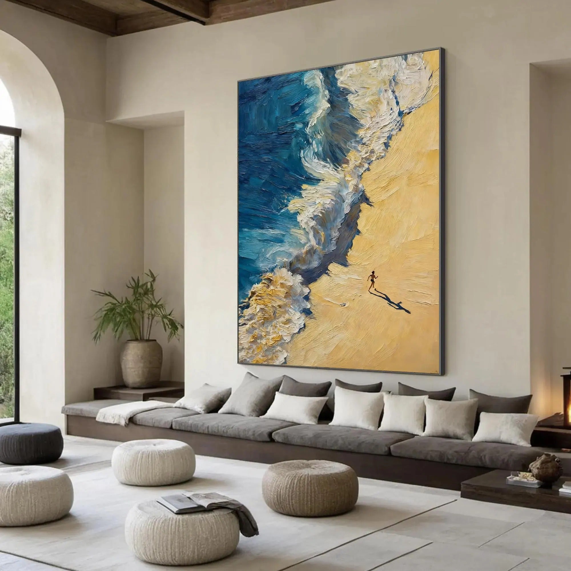 The Gentle Wave - Large Wall Painting
