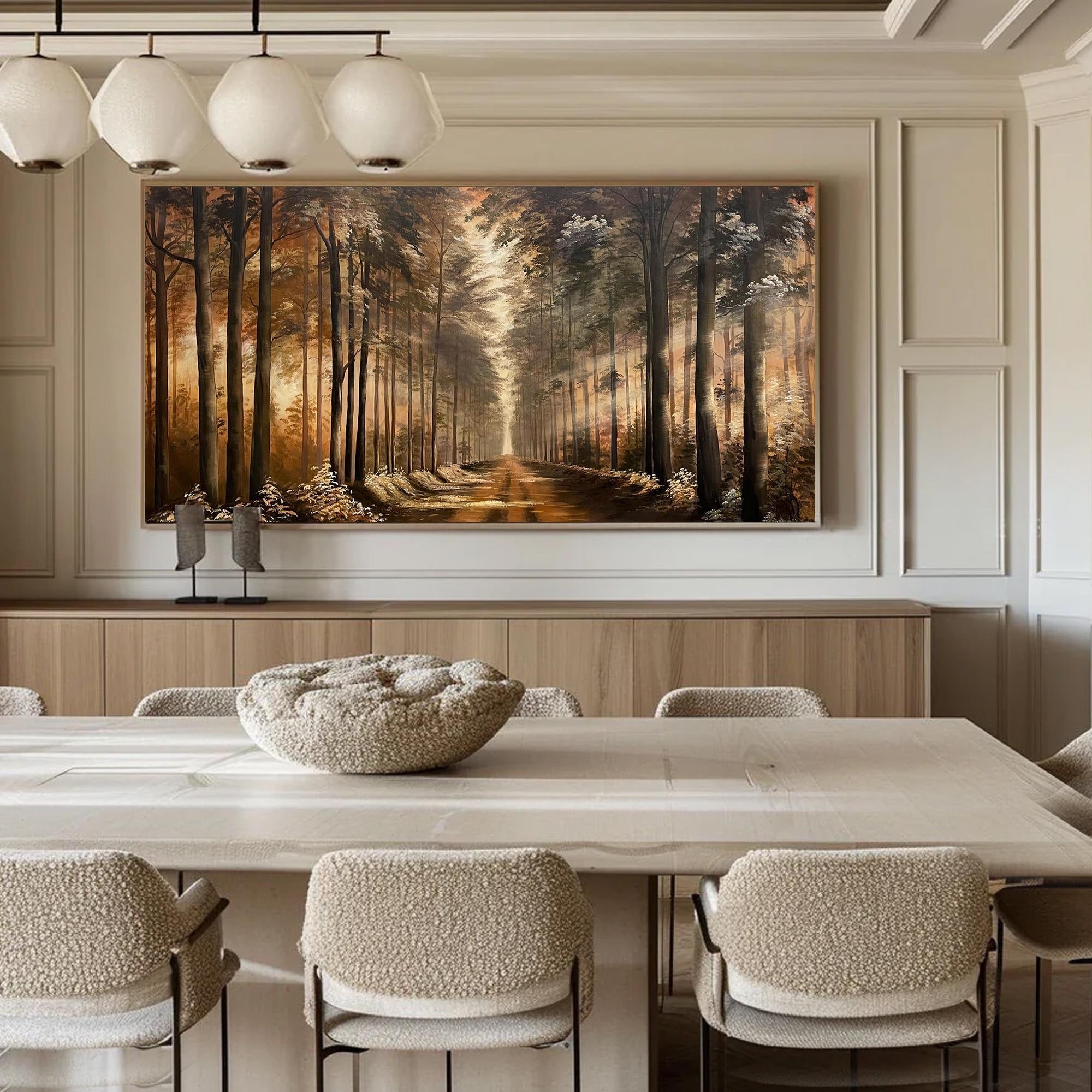 A Beam of Peace - Large Textured Painting