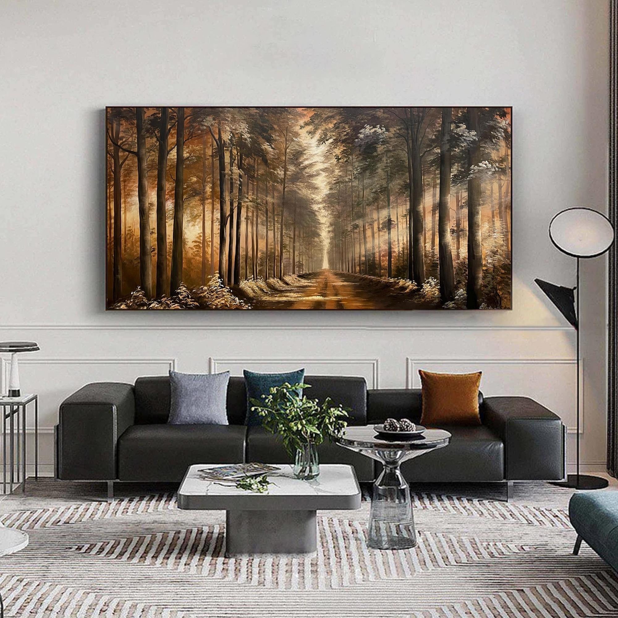 A Beam of Peace - Large Textured Painting