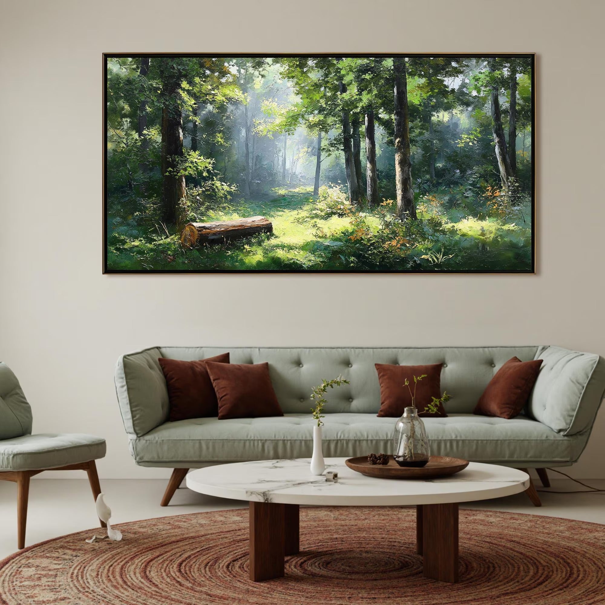 Canopy - Large Textured Painting