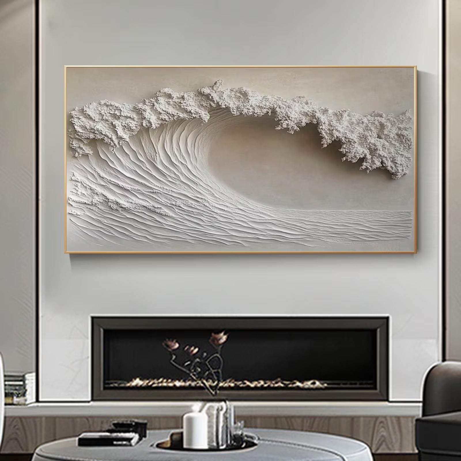 Swell - Large Textured Painting