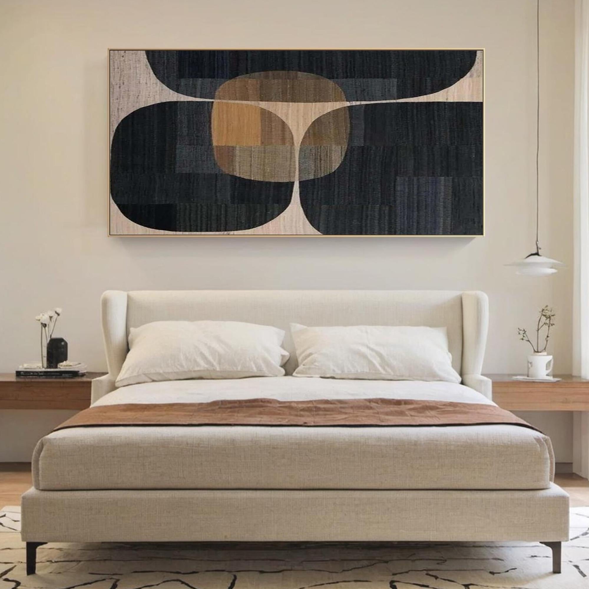 Trace - Large Abstract Textured Painting