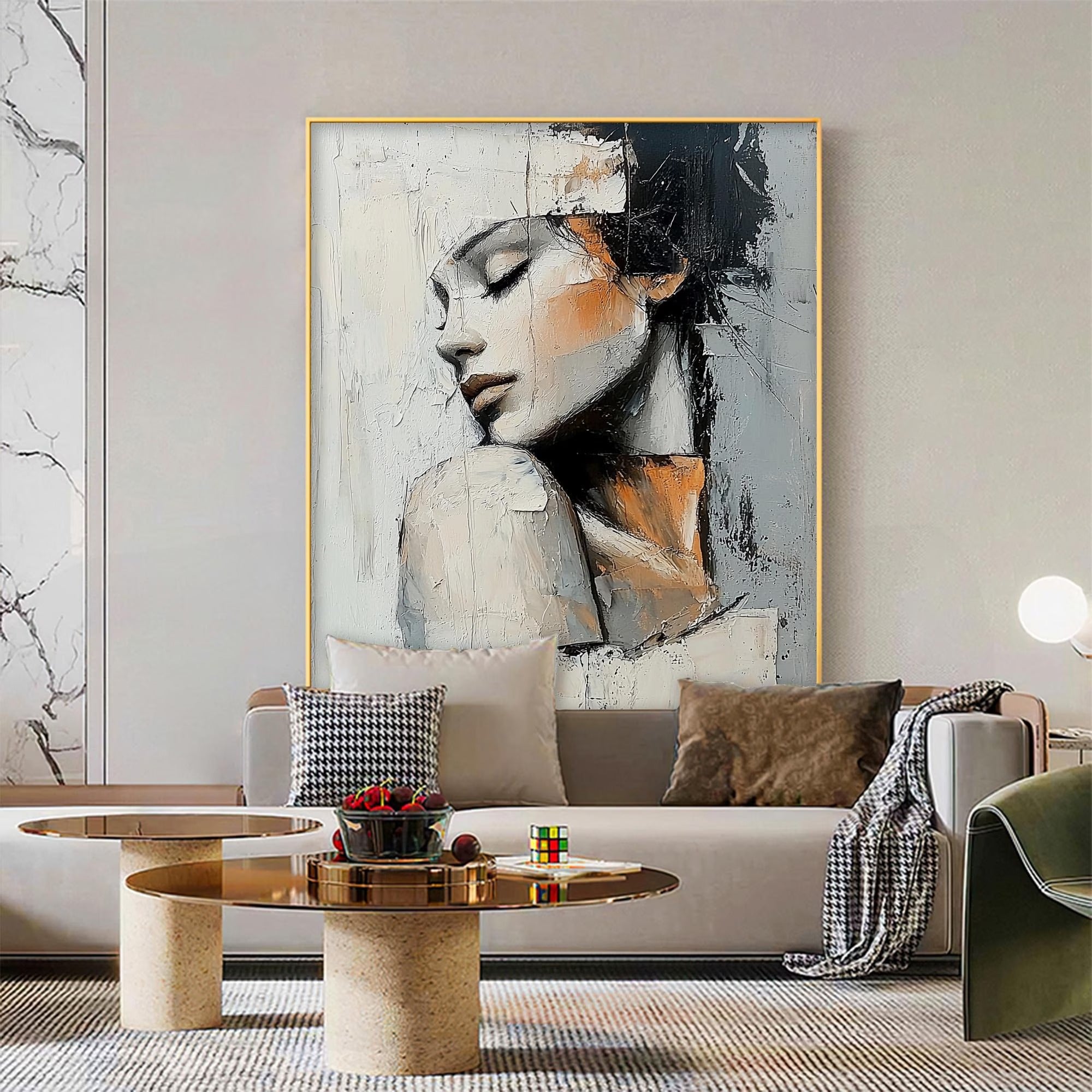 Grace - Large Textured Painting