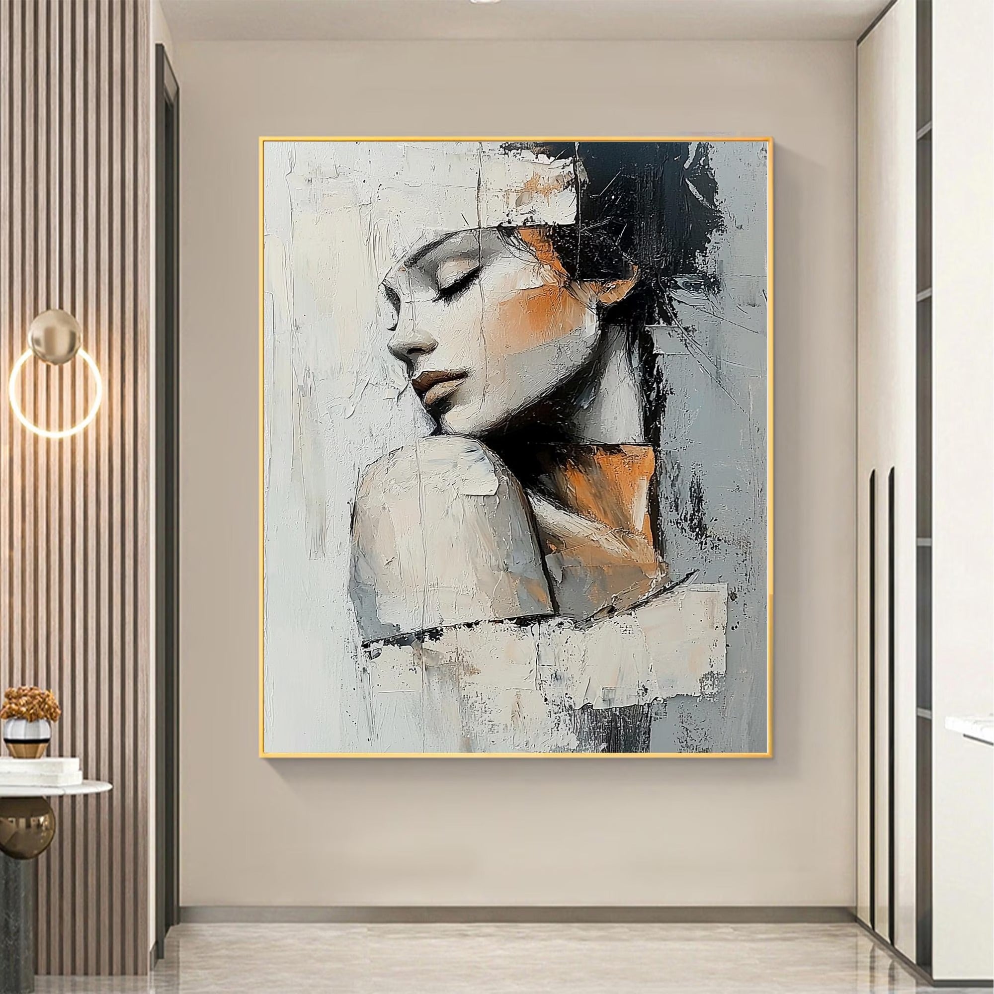 Grace - Large Textured Painting