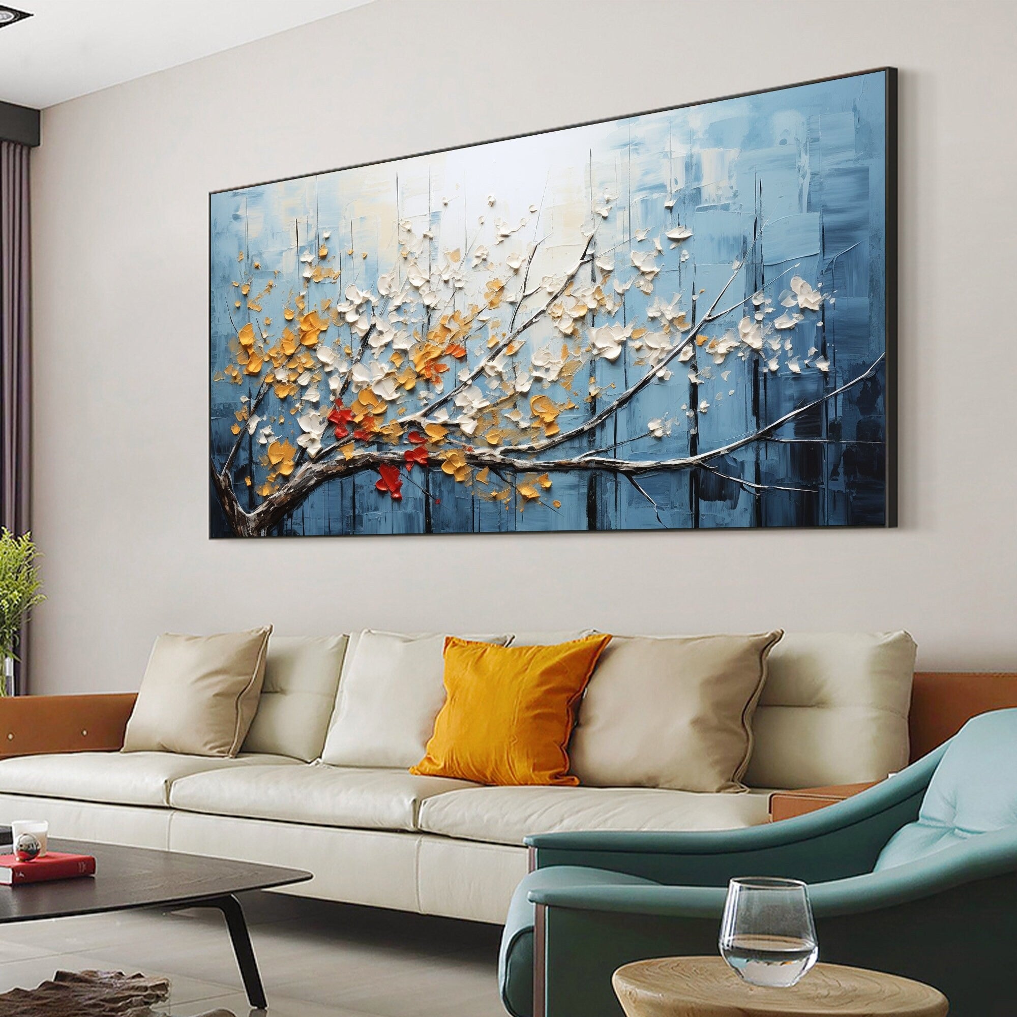 Tip - Large Textured Painting