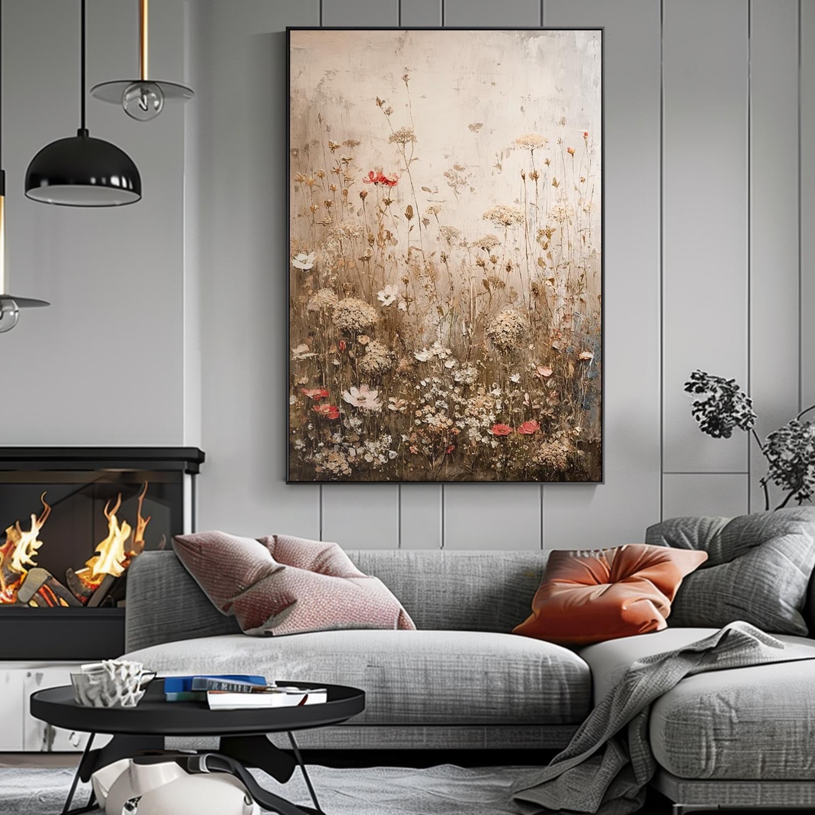 Sweet - Large Textured Painting